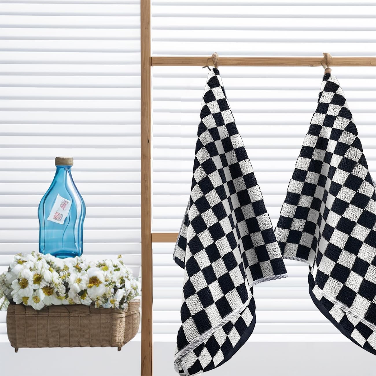 Yxwxy Hand Towels For Bathroom 14''X30'' Set Of 4 Black Face Towels For Bathroom, Face, Kitchen, Gym And Spa 100% Cotton Soft Ab
