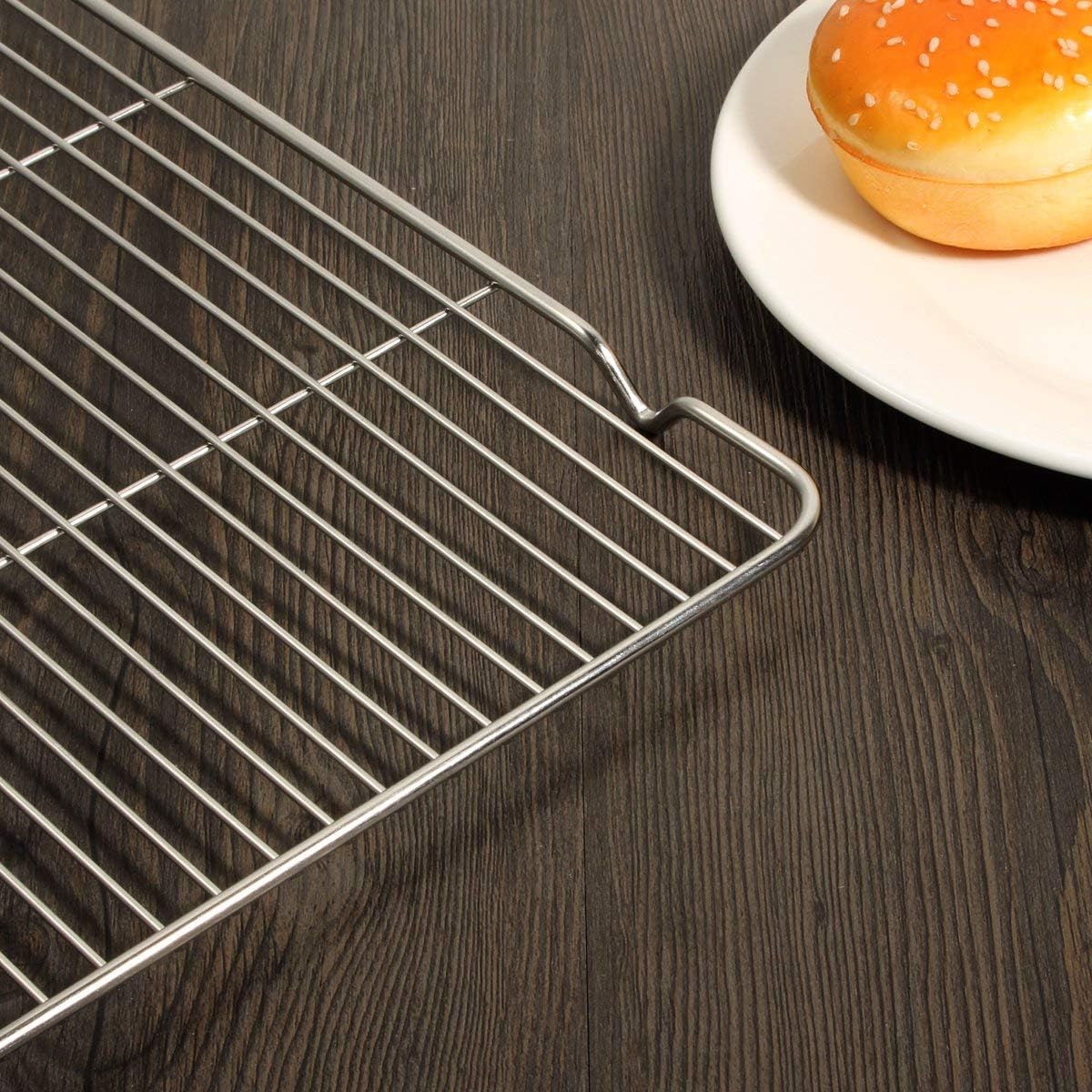 Baking Sheet With Rack Set, Yododo Set Of 4 (2 Sheets + 2 Racks), Stainless Steel Cookie Sheet Baking Pan Tray With Cooling Rack