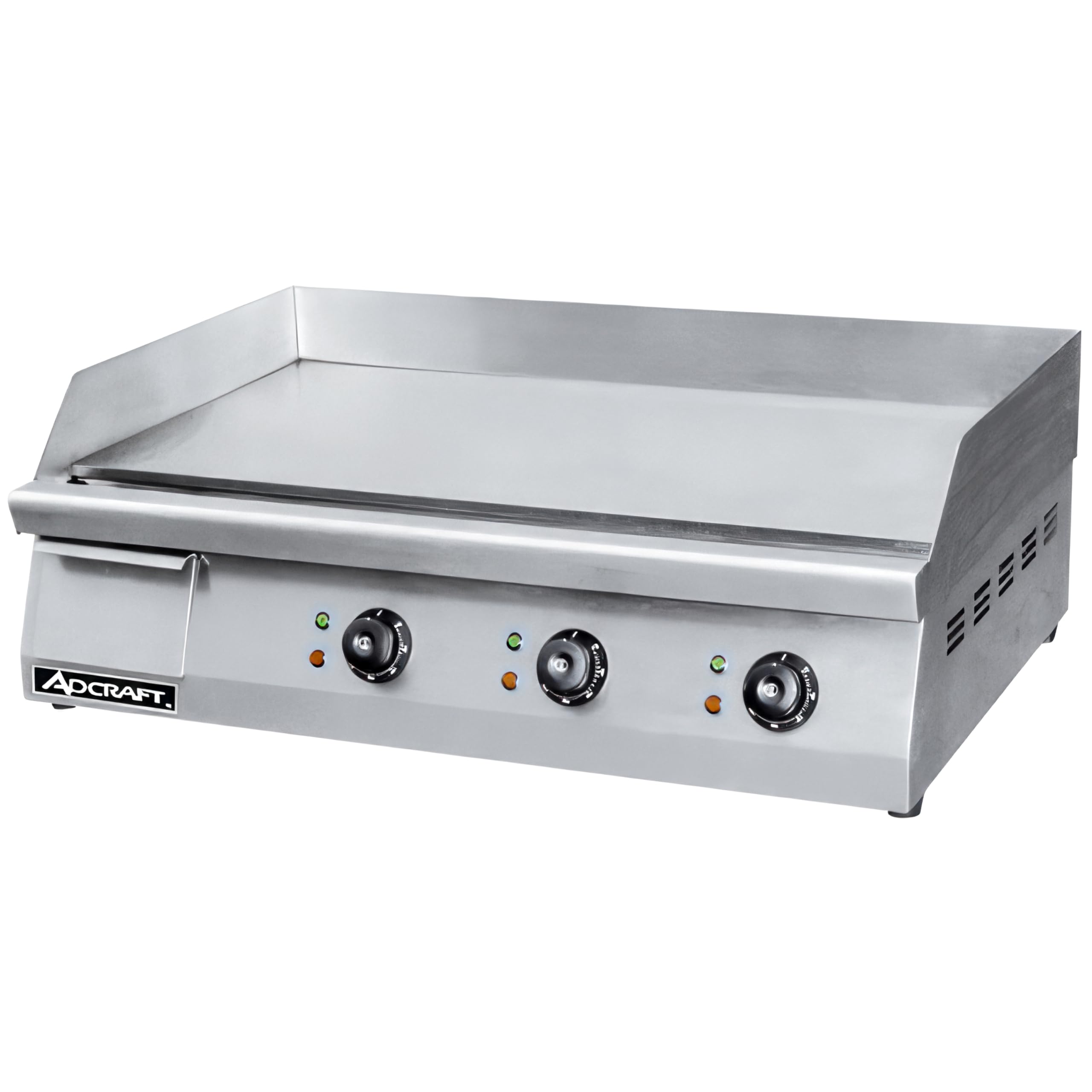 Adcraft 30 Countertop Electric Griddle with Thermostatic Controls and Heavy Duty with Temperatures ranging from 120-570 Degrees,