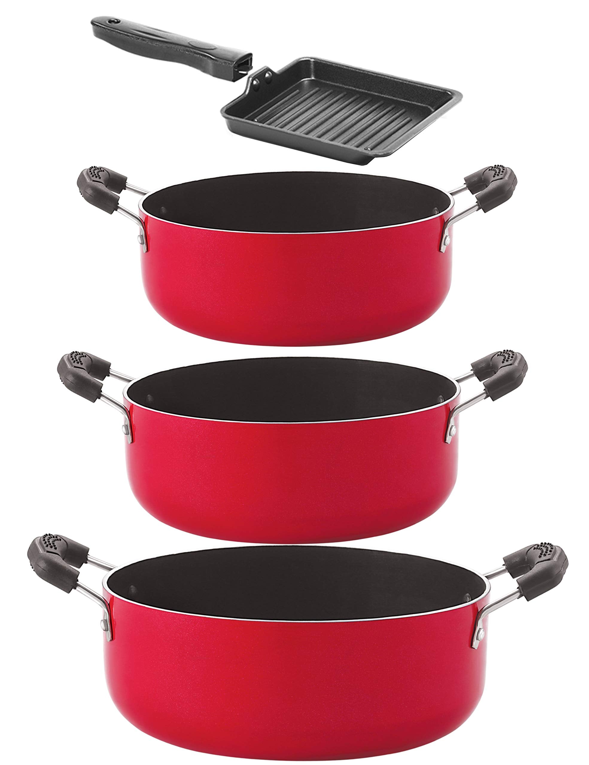 Nirlon NonStick Kitchenware Cooking Utencil Combo Set (Cs22_Cs26_Sgp_Cs24)