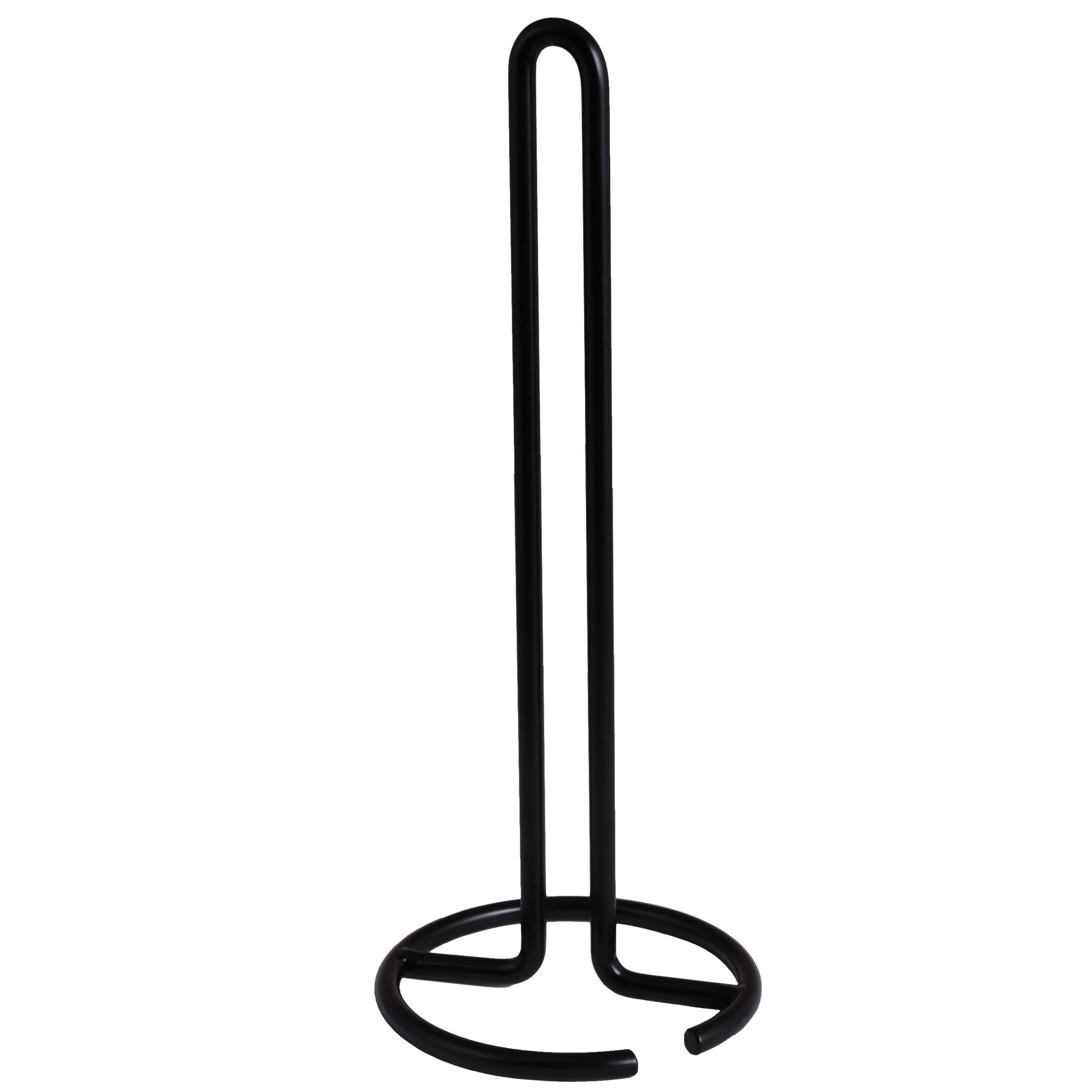 Creative Home Heavy Duty Iron Wire Paper Towel Holder Kitchen Towel Stand for Kitchen Countertop Dining Table, 4.8 Diam. x 11.8 