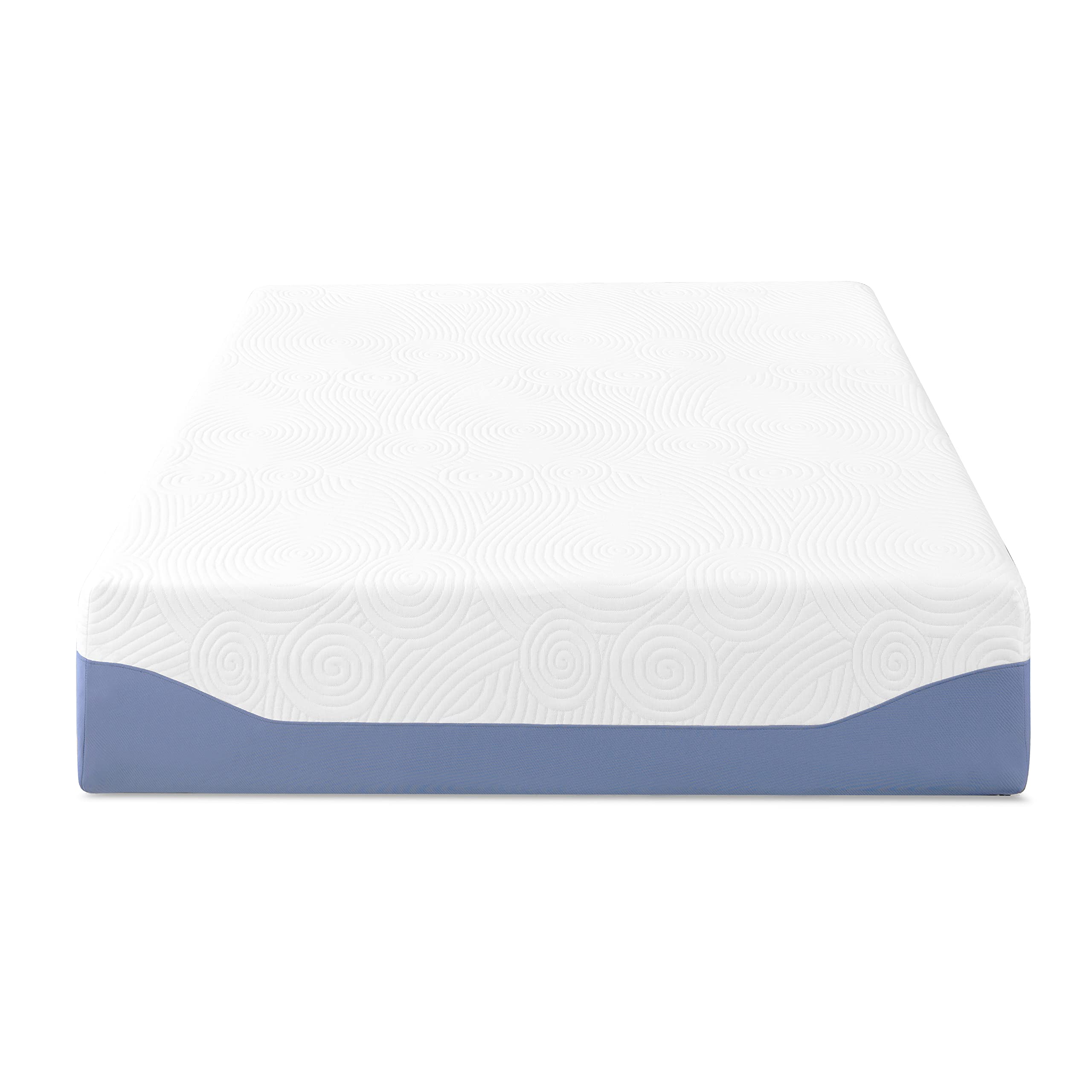 Mellow 14 Inch Cooling Gel-Infused Memory Foam Bed Mattress, Medium Firm Sleep And Breathable Fabric Cover, Twin , Mattress In A