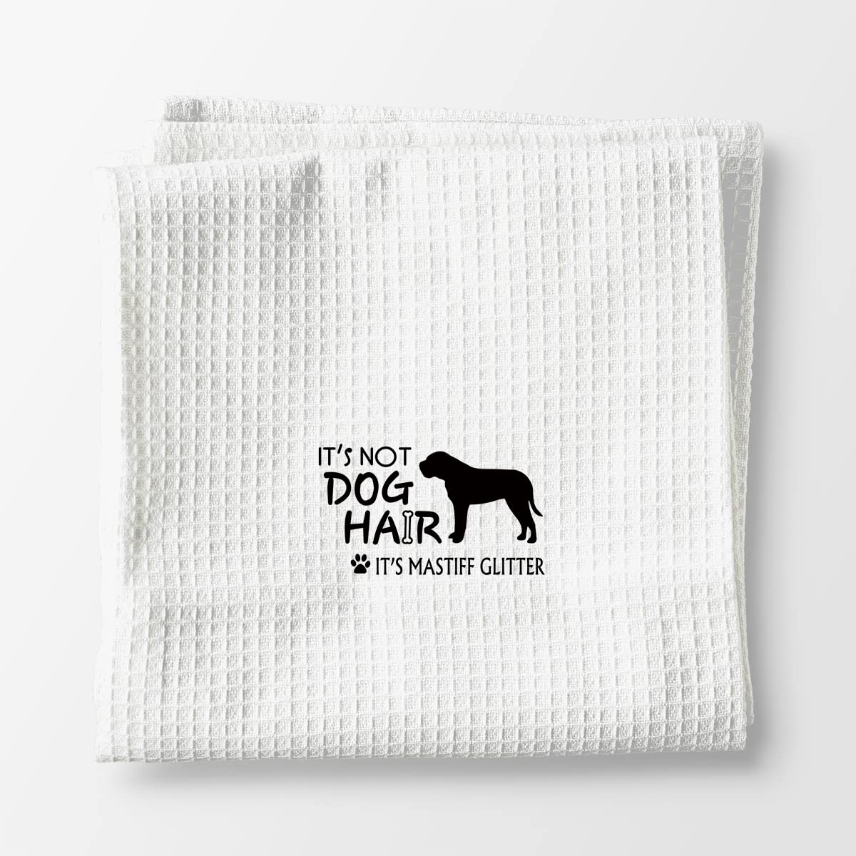 Its Not Dog Hair Its Mastiff Glitter Hand Towels Kitchen Towels Dish Towels,Fall Funny Dog Decor Towels,Dog Lovers Dog Mom Girls