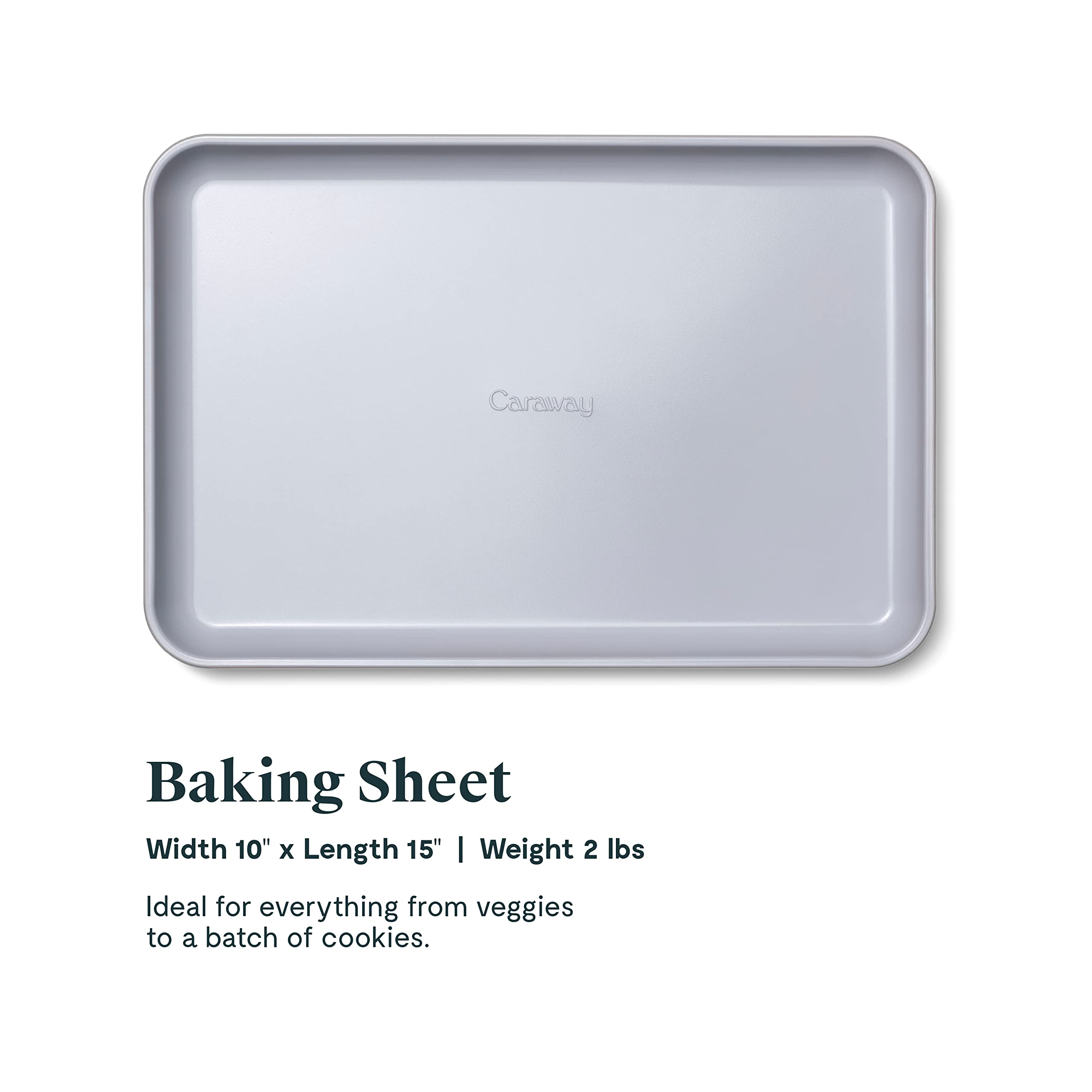 Caraway Non-Stick Ceramic Baking Sheet - Naturally Slick Ceramic Coating - Non-Toxic, Ptfe & Pfoa Free - Perfect For Baking, Roa