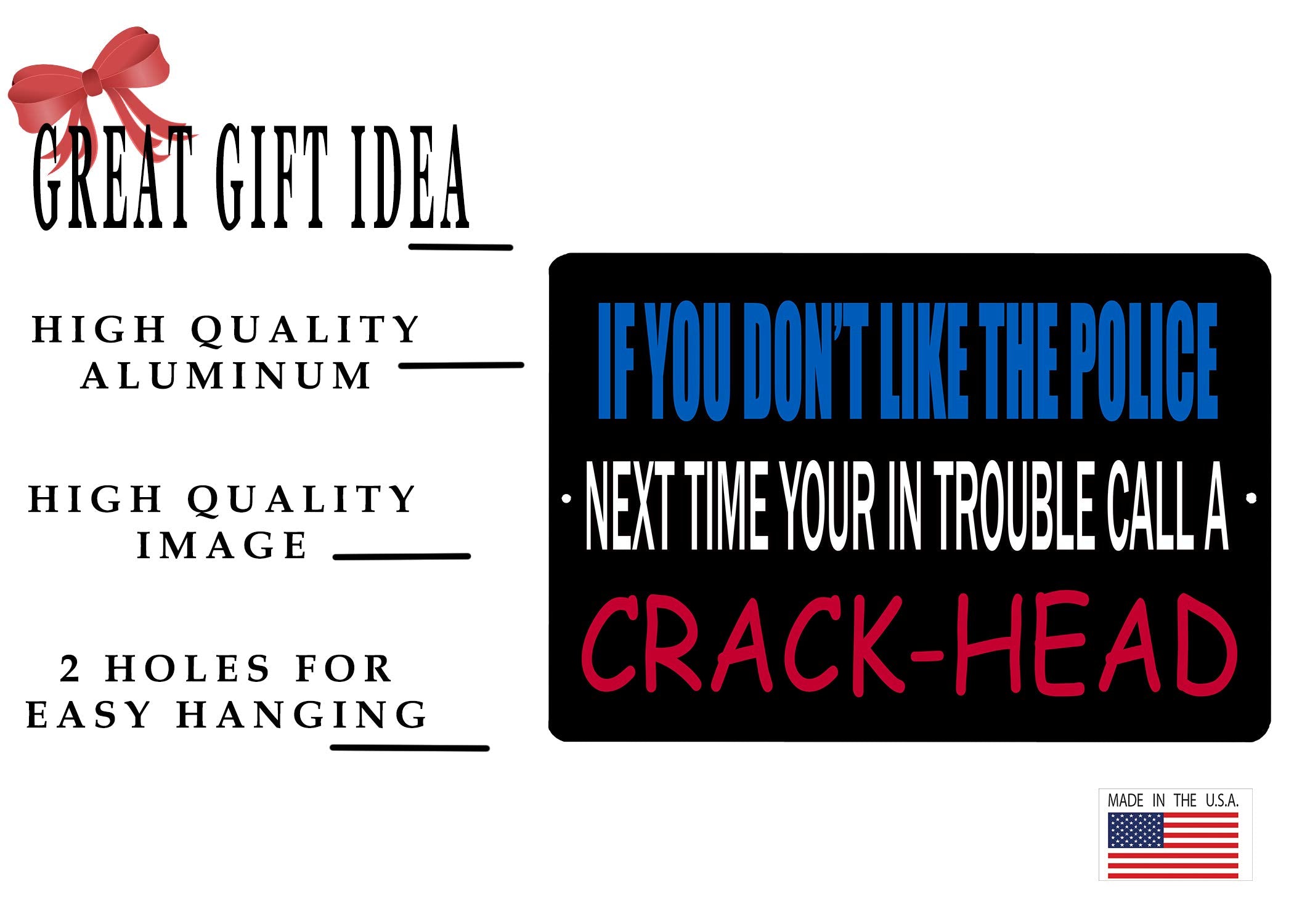 Rogue River Tactical Funny Sarcastic Metal Tin Sign Wall Decor Man Cave Bar Police Law Enforcement Cops