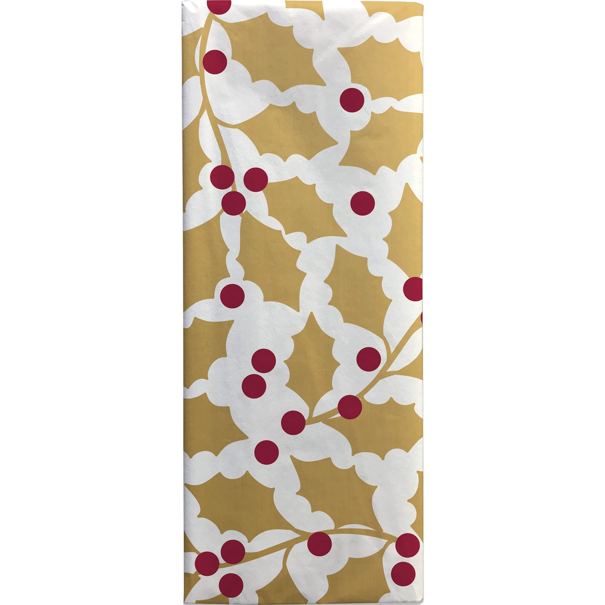 Jillson Roberts 6 Pack-Count Winter Classics Christmas Printed Tissue Paper Available In 7 Different Designs, Elegant Holly