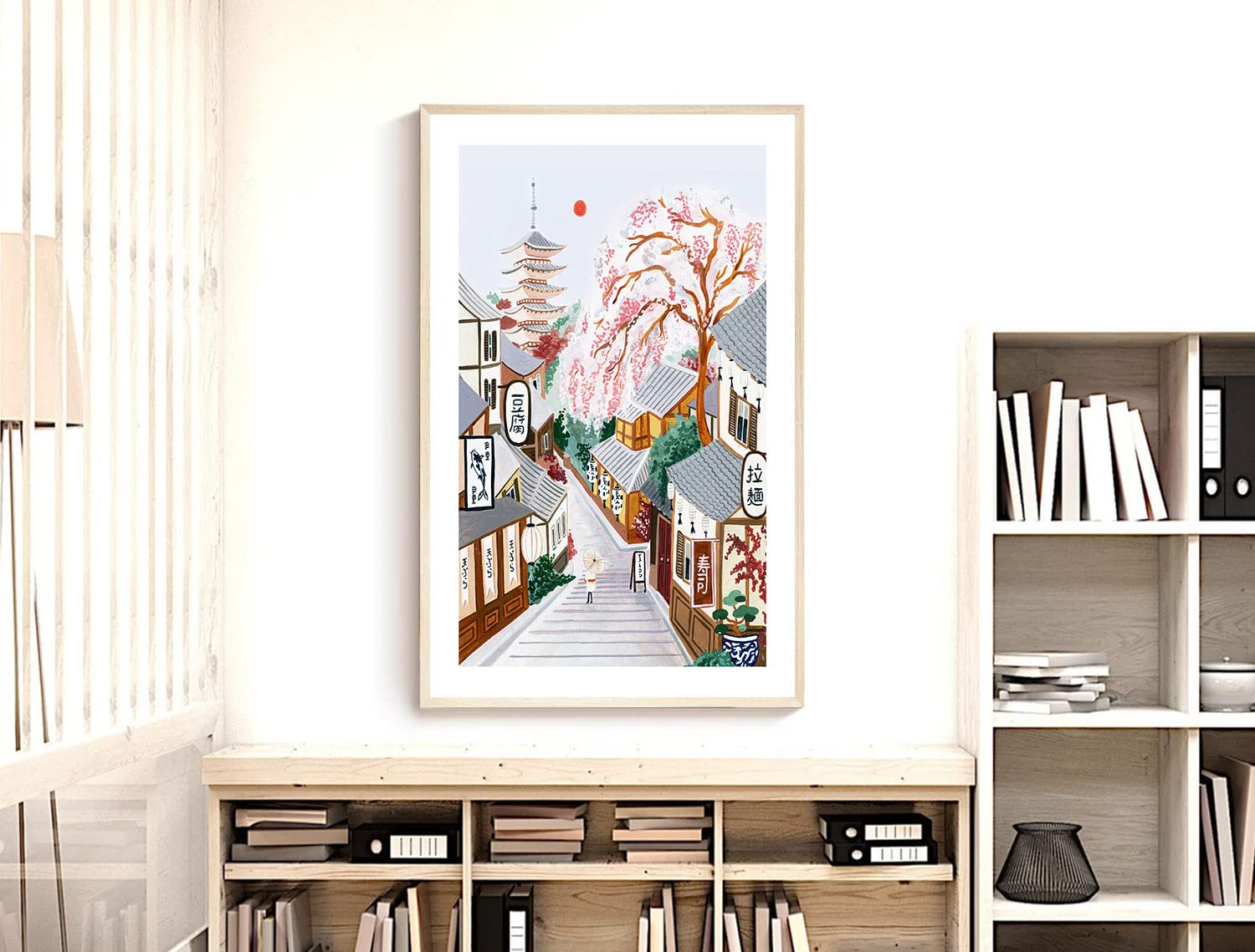 Kyoto Art Print, Japan Travel Poster, Kyoto Poster, Japanese Print, Japan Print, Travel Print, Travel Poster, Housewarming Gift,