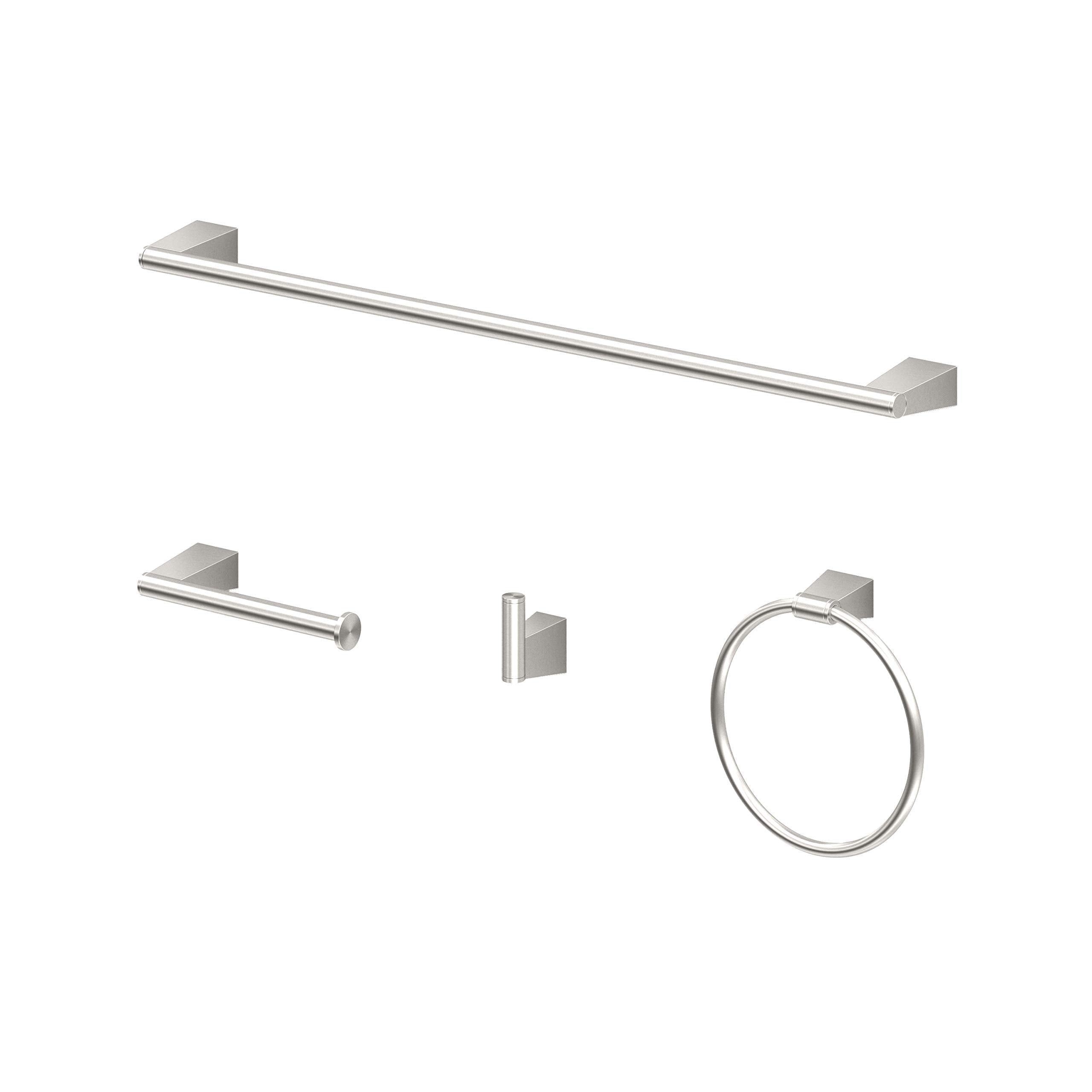 Gatco 4733 Bleu Tissue Holder, Satin Nickel