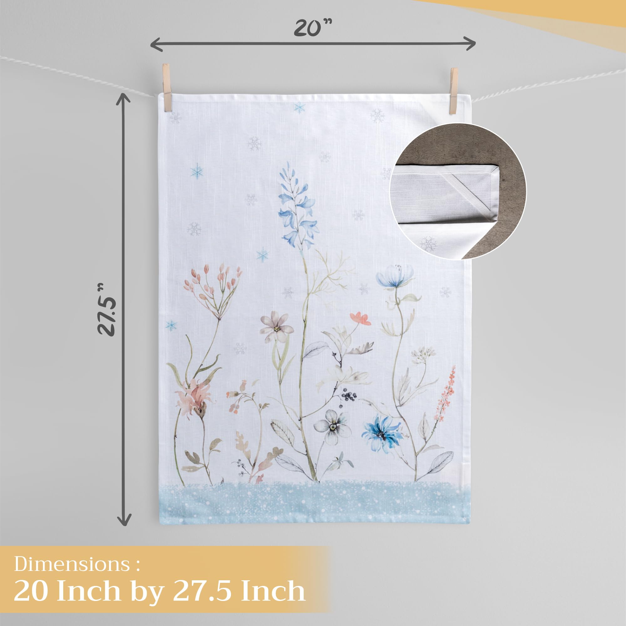 Maison D' Hermine Kitchen Towel 100% Cotton Quick Dry Cleaning Dishtowel For Gifts, Dining, Home, Wedding, Banquet, Buffet, Ice