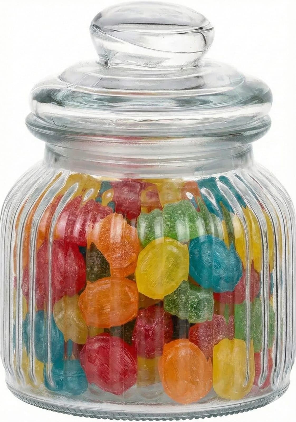 Zxorc Glass Storage Pop Jar For Kitchen 750Ml | Modular Multipurpose Jar With Lid | Kitchen Storage Organiser For Spices Snacks 