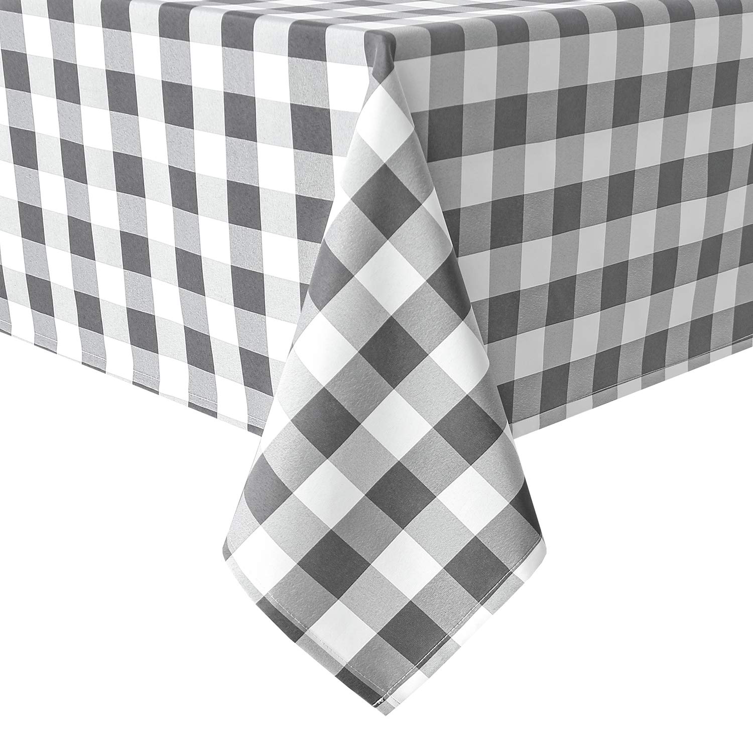Hiasan Checkered Square Tablecloth - Stain Resistant, Waterproof And Wrinkle Resistant Washable Table Cloth For Dining Room, 54