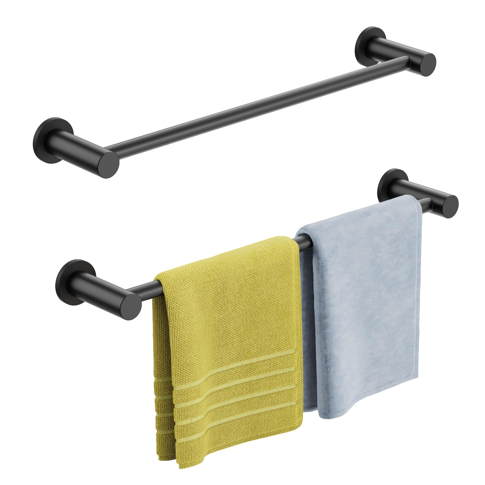 ULIBERMAGNET Magnetic Towel Holder, Magnetic Towel Bar Holder with Adjustable Length, Non-Slip Magnetic Curtain Flip Calendar Ro
