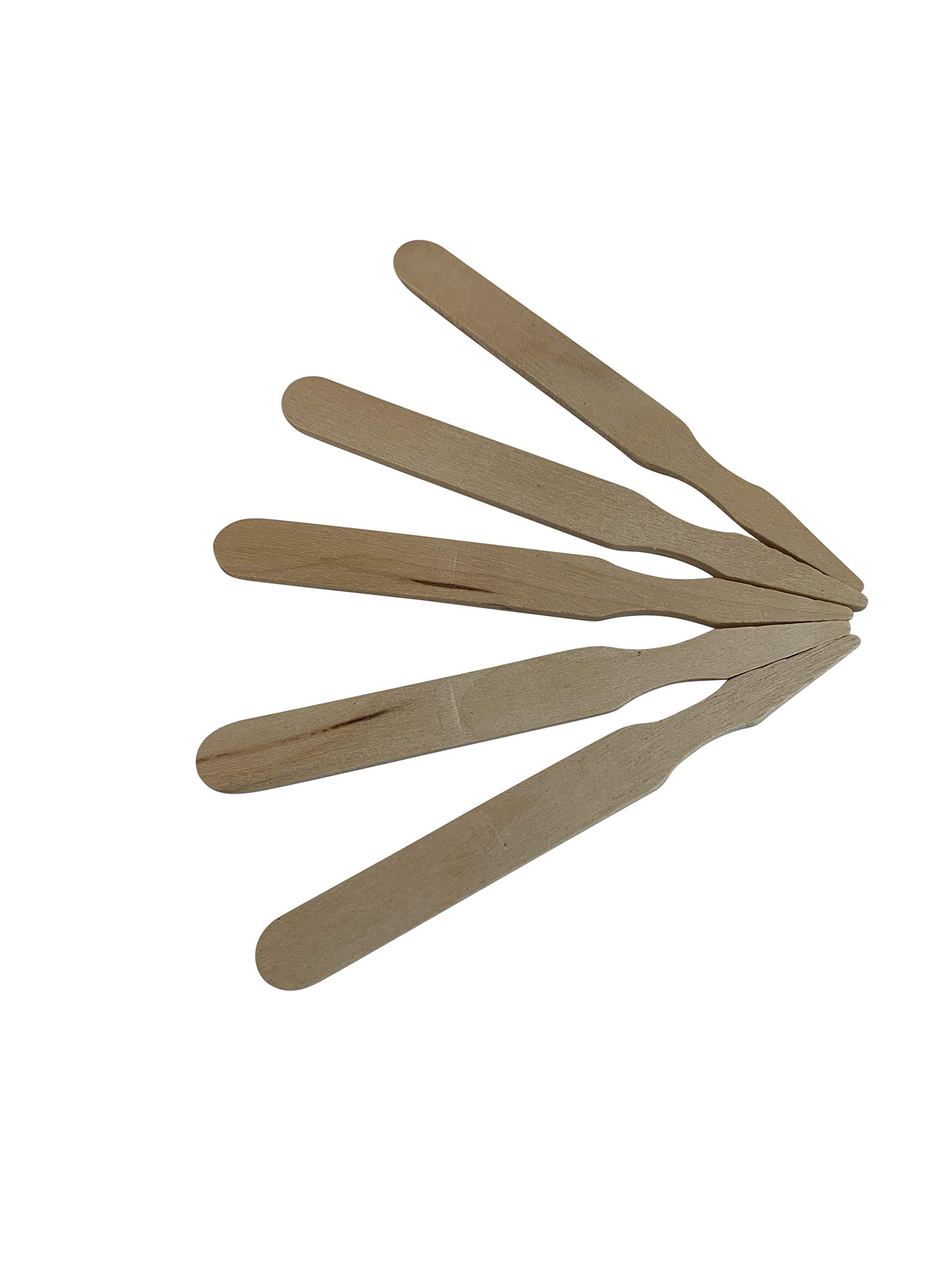 Kingseal 3.5 Inch Natural Birch Wood Steak Markers, Plain, Unstamped Markers, Commercial Bulk Pack - 10 Boxes Of 500 (5,000 Coun