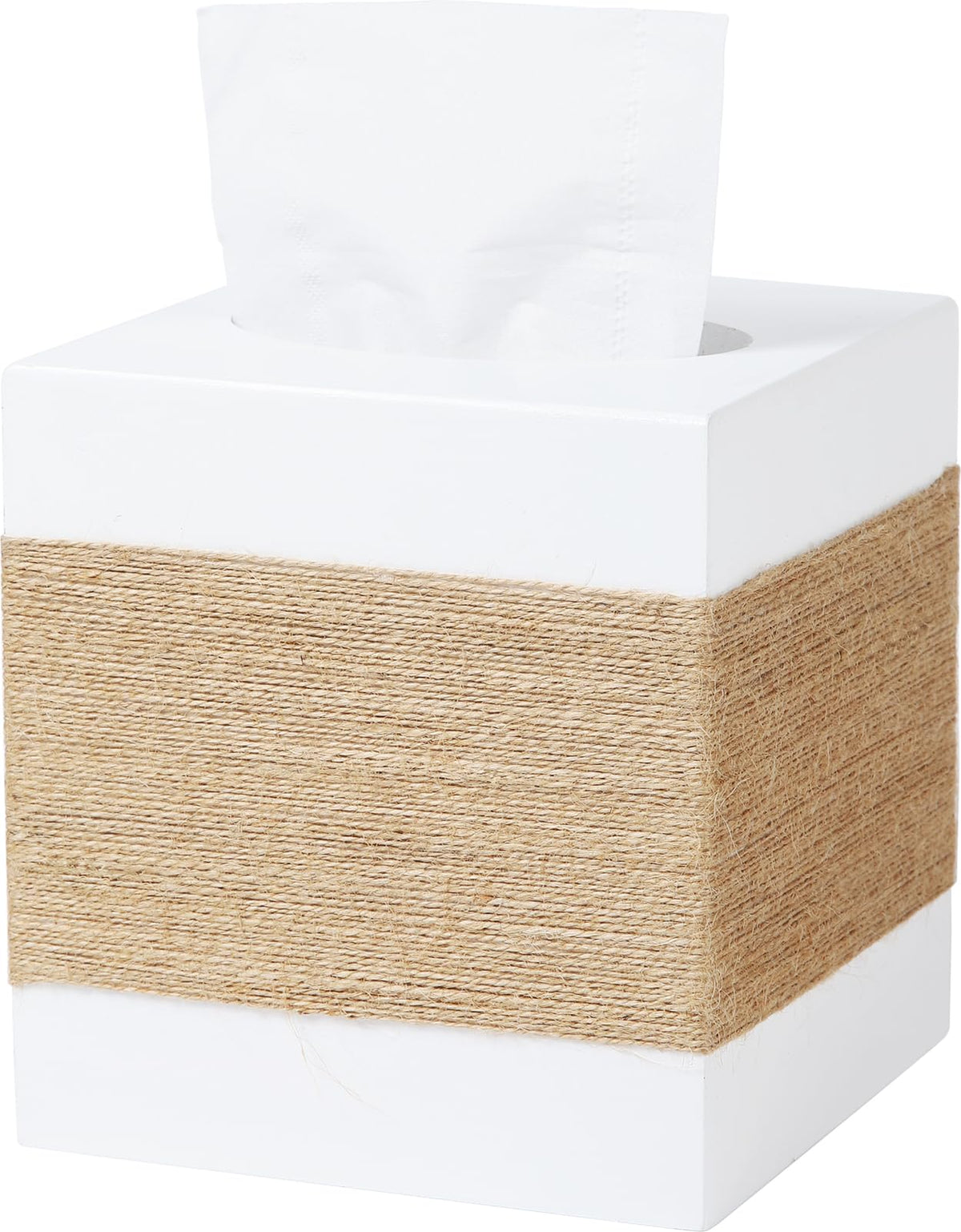 Catory Tissue Box Cover, Wood Tissue Box Cover Square, Farmhouse Tissue Box Holder Covers Your Tissues, Decorative Tissue Cube B