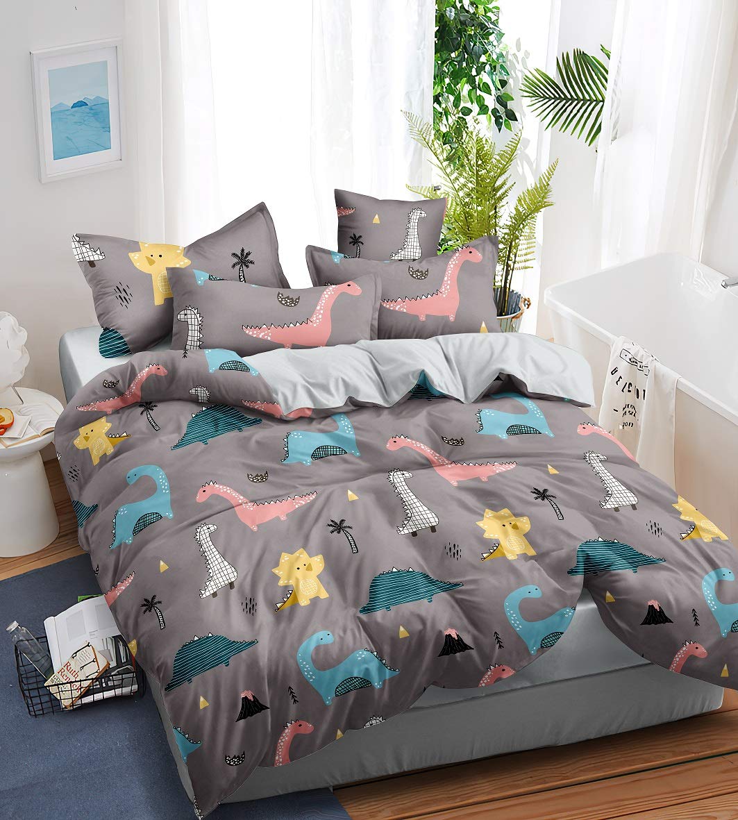Morado 225 Gsm Microfiber Cartoon Print Reversible Ac Comforter/Blanket/Quilt For Single Bed (6090 Inch, Brown)