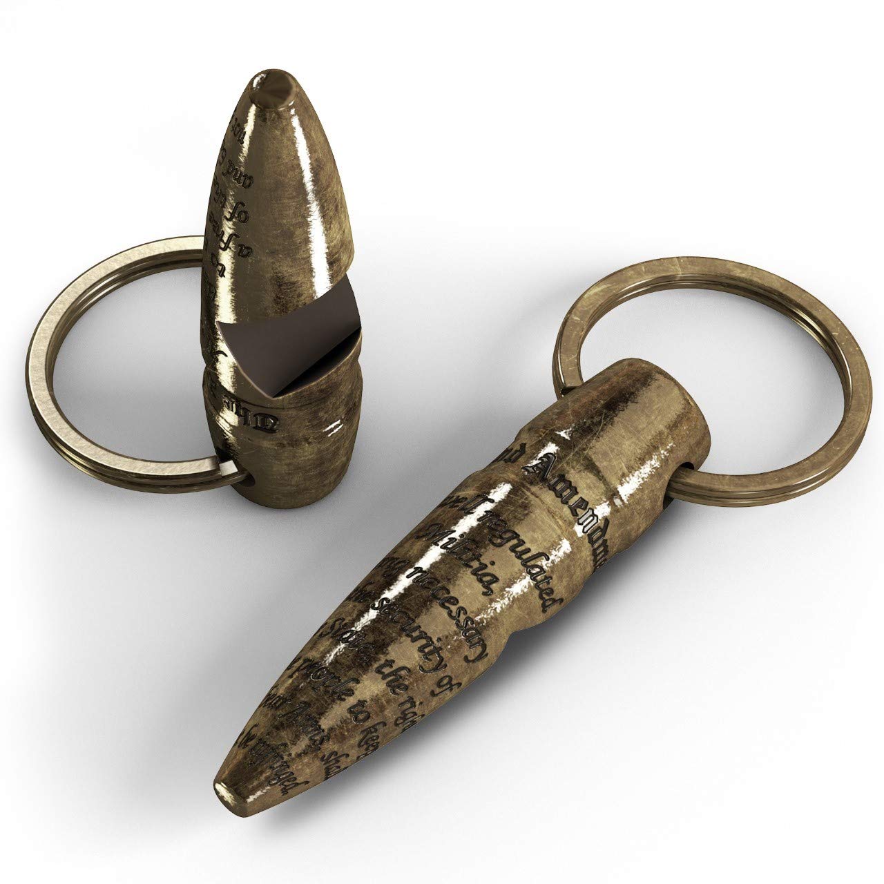 2A Amendment Patriotic 50 Bmg Keychain Bottle Opener