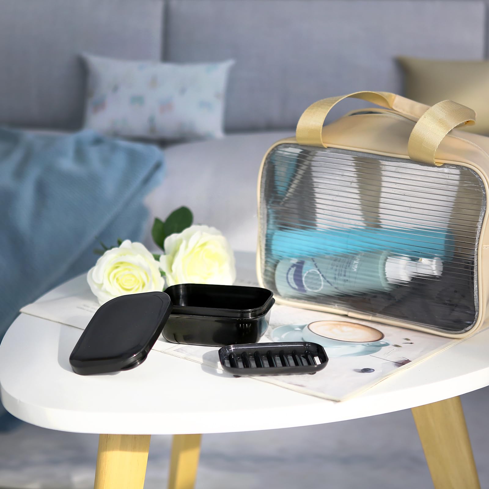 1 Pack Soap Travel Container Portable Soap Case Leakproof Soap Box Soap Saver Dish With Cover Plastic Soap Bar Holder For Campin