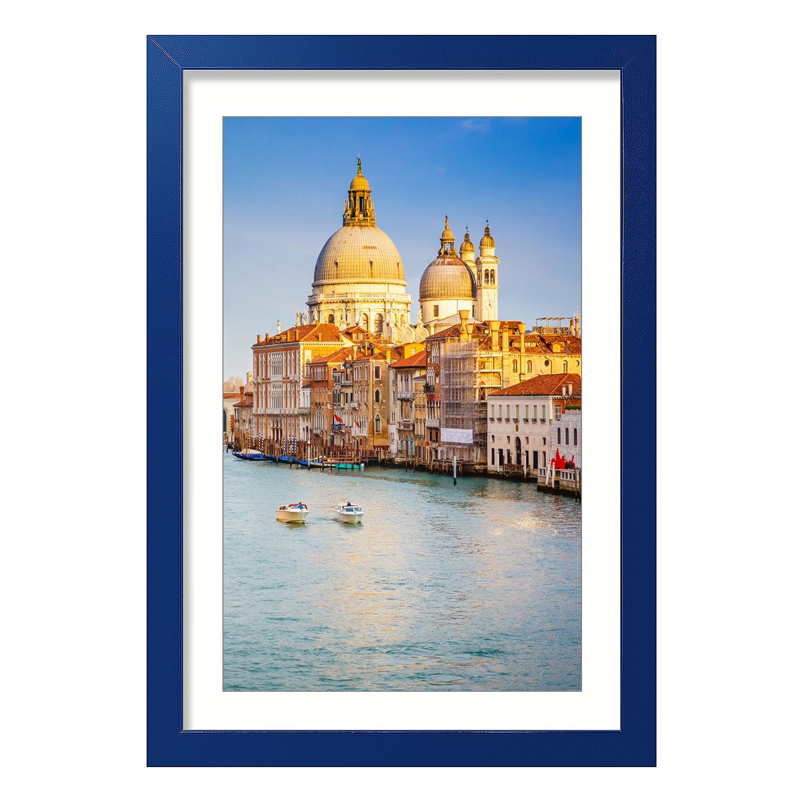 wyooxoo 13x19 Picture Frame Made of Solid Wood Photo Frames Display Pictures 11x17 with Mat or 13x19 Without Mat Colorful Frame 