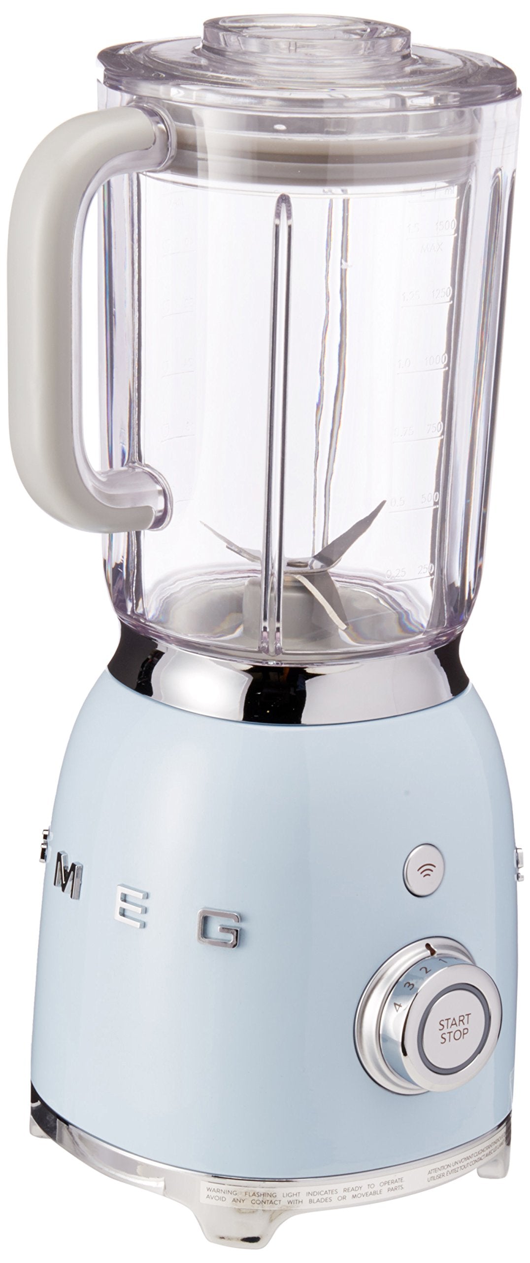 Smeg Countertop, Pastel Blue 50S Style Blender, 48 Ounces