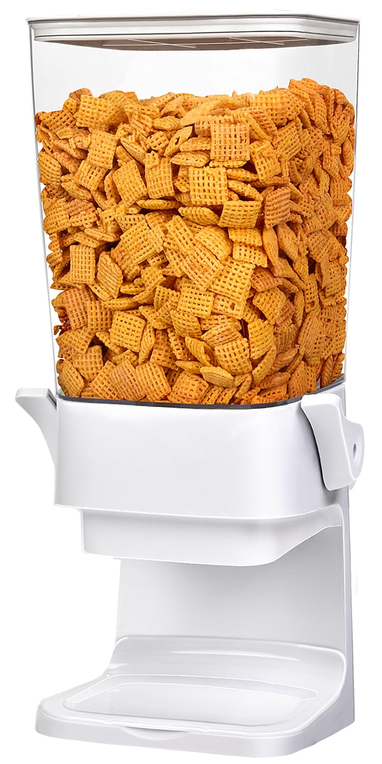Cereal Dispenser Countertop,5.5L Cereal Containers Storage Dispenser for Pantry,Dry Food Storage Rice Containers,Candy Dispenser