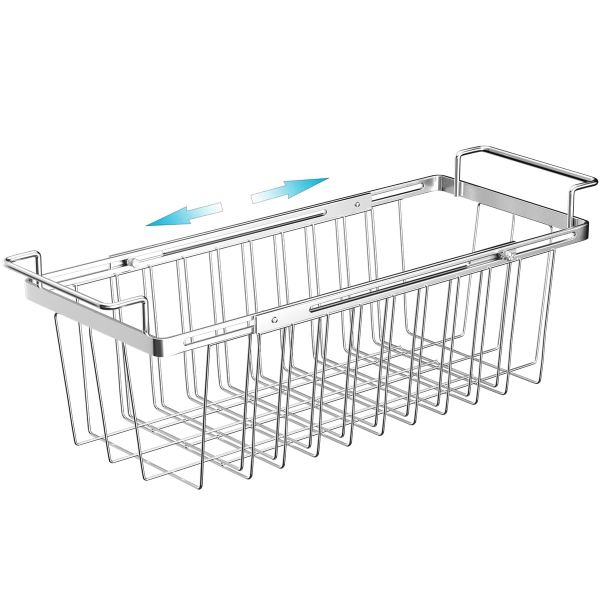 Orgneas Freezer Baskets For Chest Freezer, Expandable Deep Freezer Organizer Bins Wire Basket Storage Adjustable From 16.5'' To