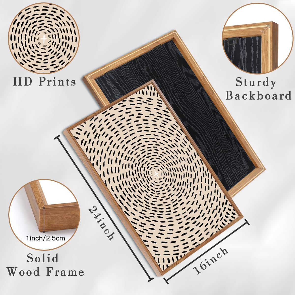 Anhuib Jesus Wall Art 16X24 Inch Jesus Feeds The 5000 Canvas Wall Art Set Of 3 Framed Christian Wall Decor Modern Abstract Art P