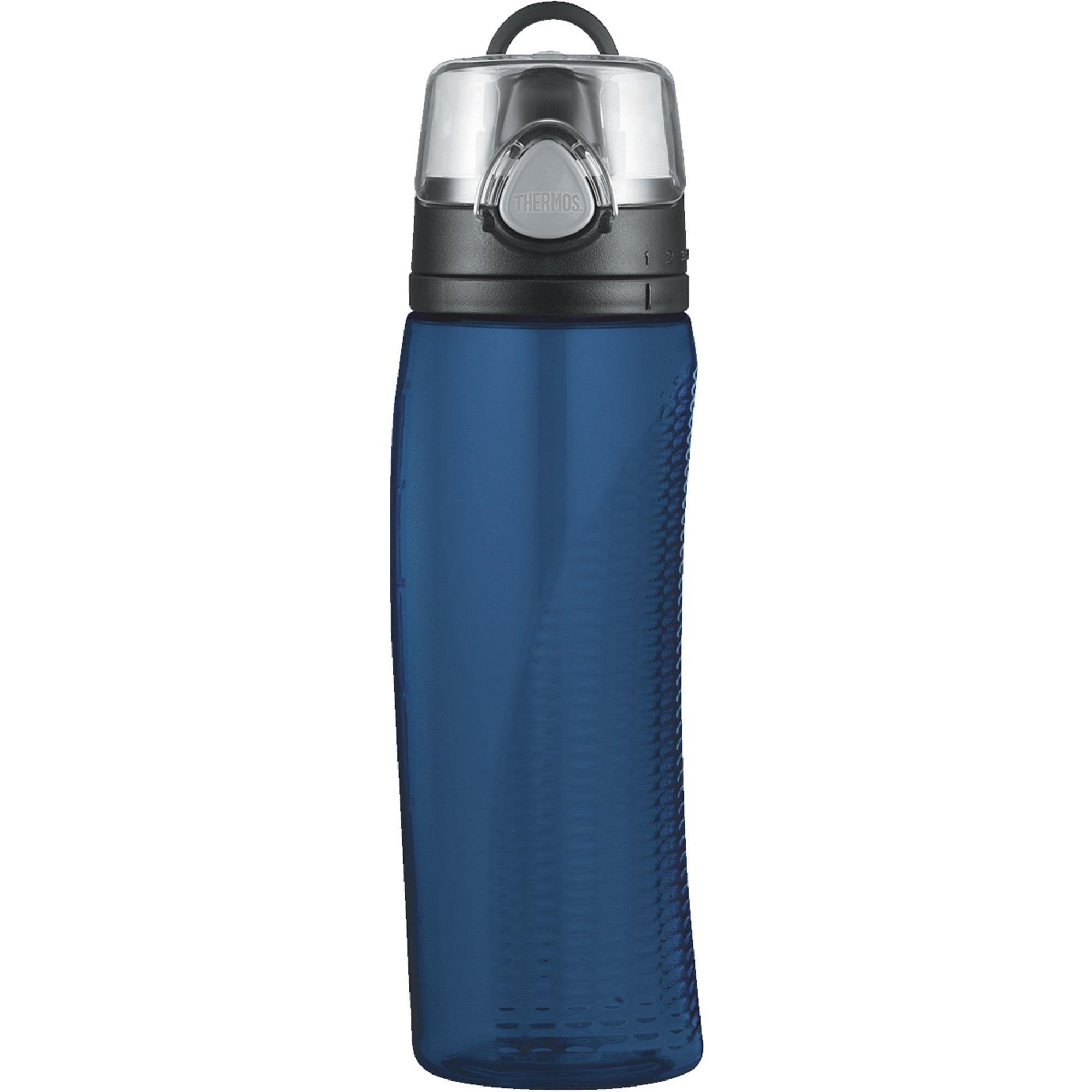 Thermos Nissan Intak Hydration Water Bottle With Meter, Blue