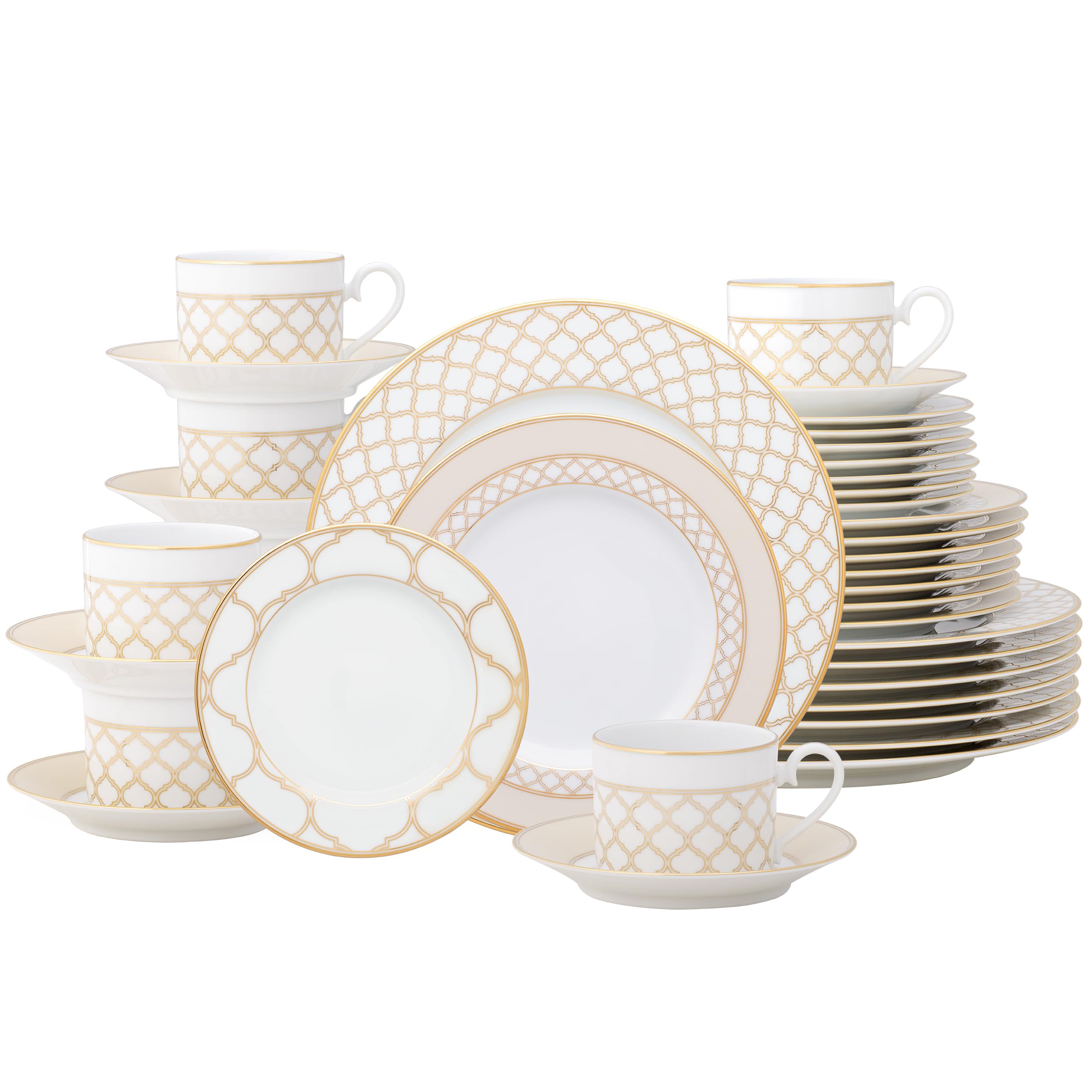 Noritake Eternal Palace Gold 40-Piece Dinnerware Set, Service for 8