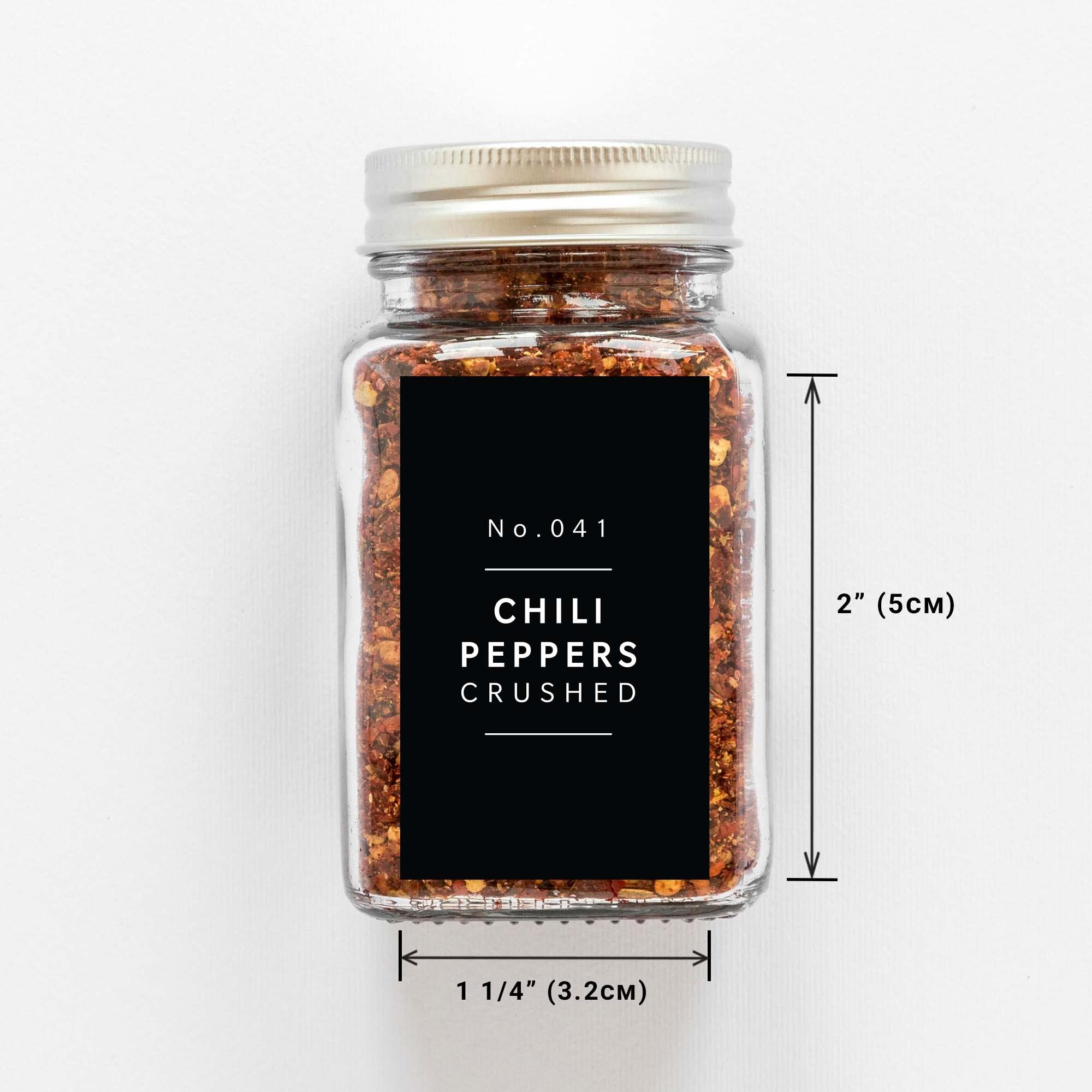 Lovable Labels Farmhouse Minimalist Black Spice Jar Labels - 184 Preprinted + 8 Blank Write-on Stickers Dishwasher Save & Waterp