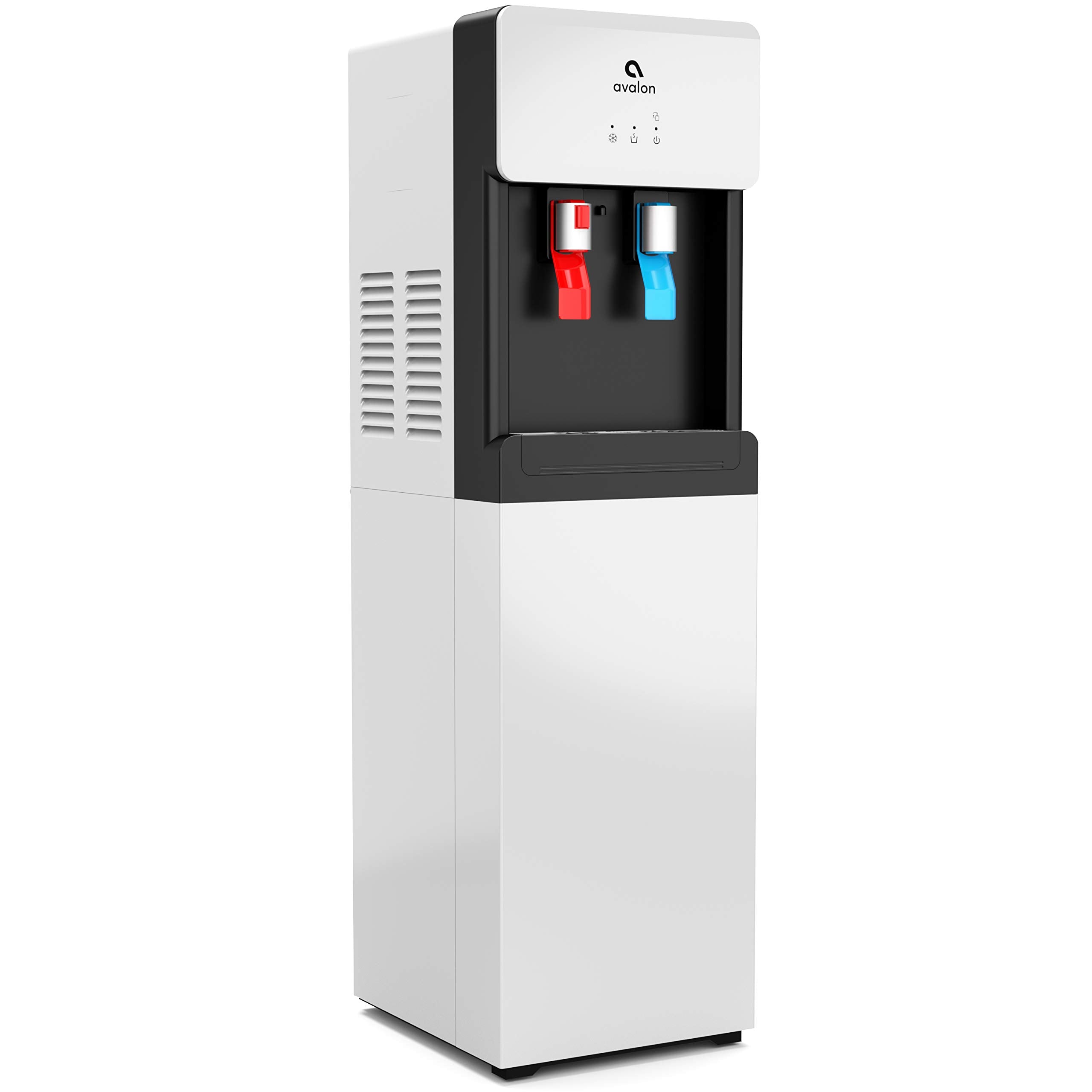 Avalon Bottom Loading Water Cooler Dispenser - Hot & Cold Water, Child Safety Lock, Innovative Slim Design, Holds 3 Or 5 Gallon