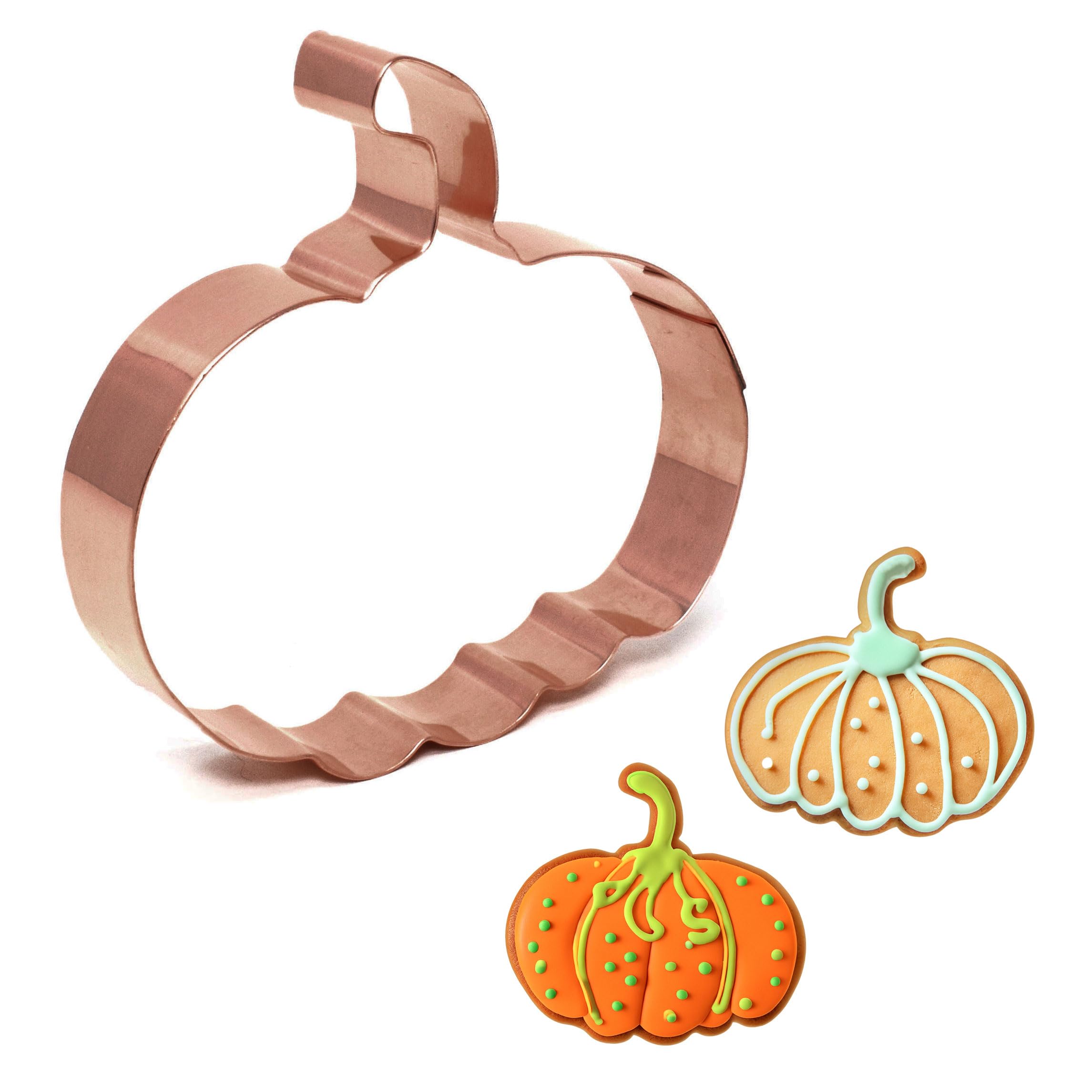 Rustic Pumpkin Thanksgiving Cookie Cutter, 4 X 3.75 Inches