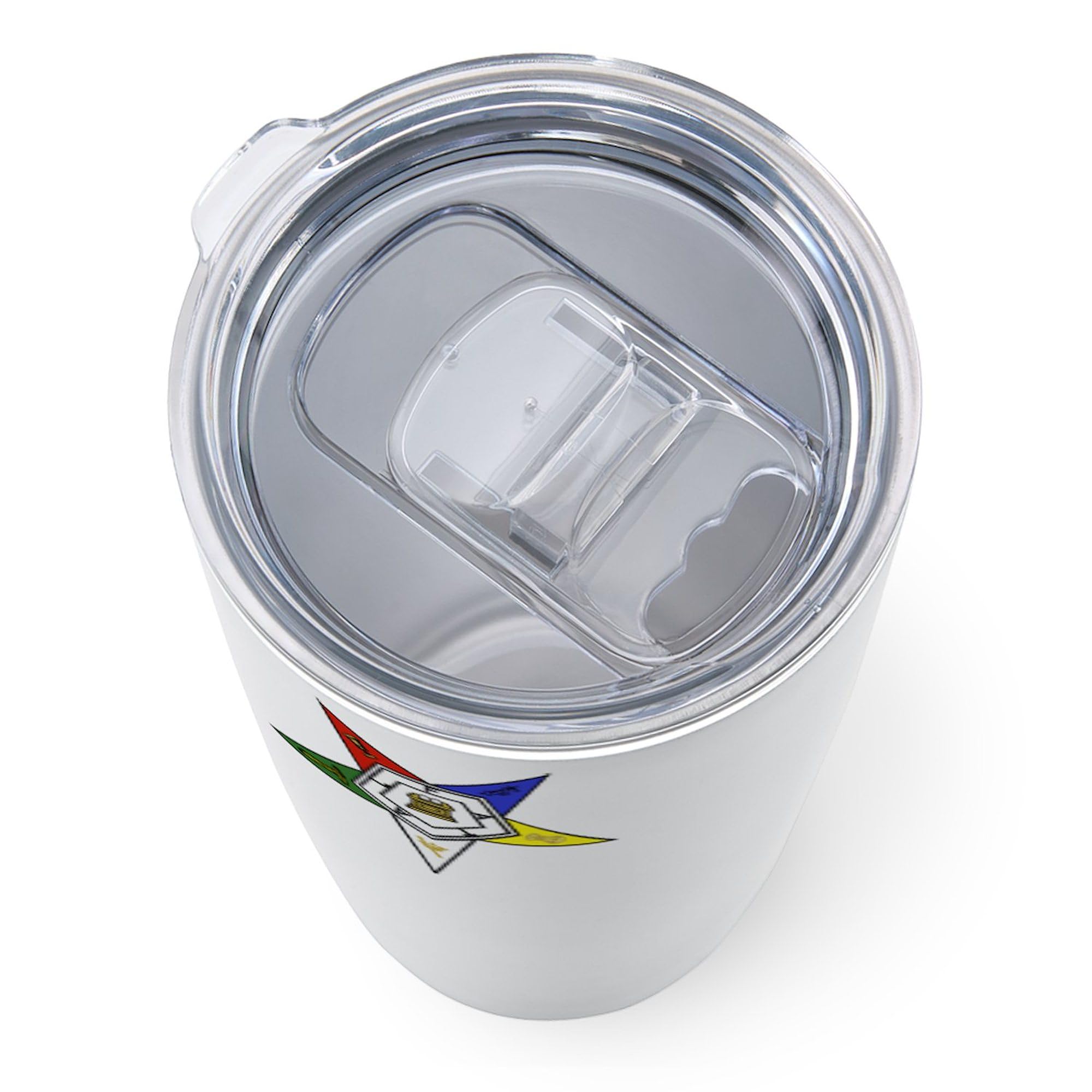 Cafepress O. E. S. Emblem Stainless Steel Travel Mug 20 Oz. Insulated Stainless Steel Coffee Tumbler