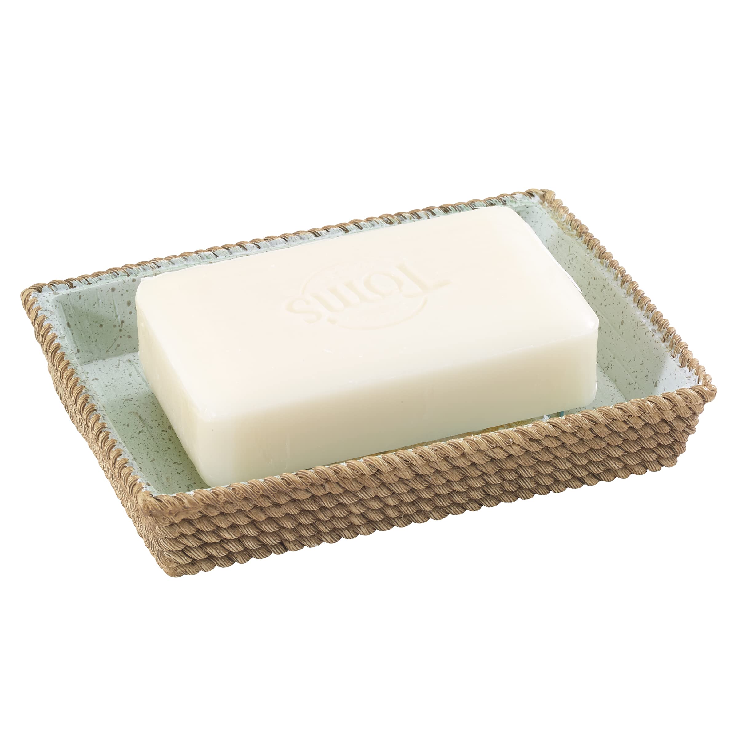 Avanti Linens - Soap Dish, Guest Bathroom Essentials, Coastal Home Decor (Beachcomber Collection)