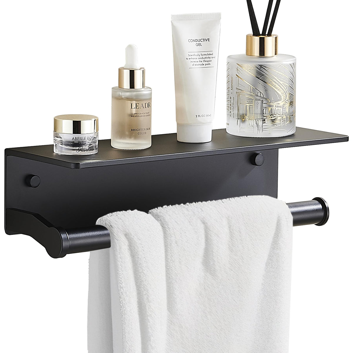Dr.Dj Toilet Paper Holder With Shelf, Thick Paper Towel Holder For Bathroom Organizer & Storage Wall Mount, Rv Toilet Paper Hold