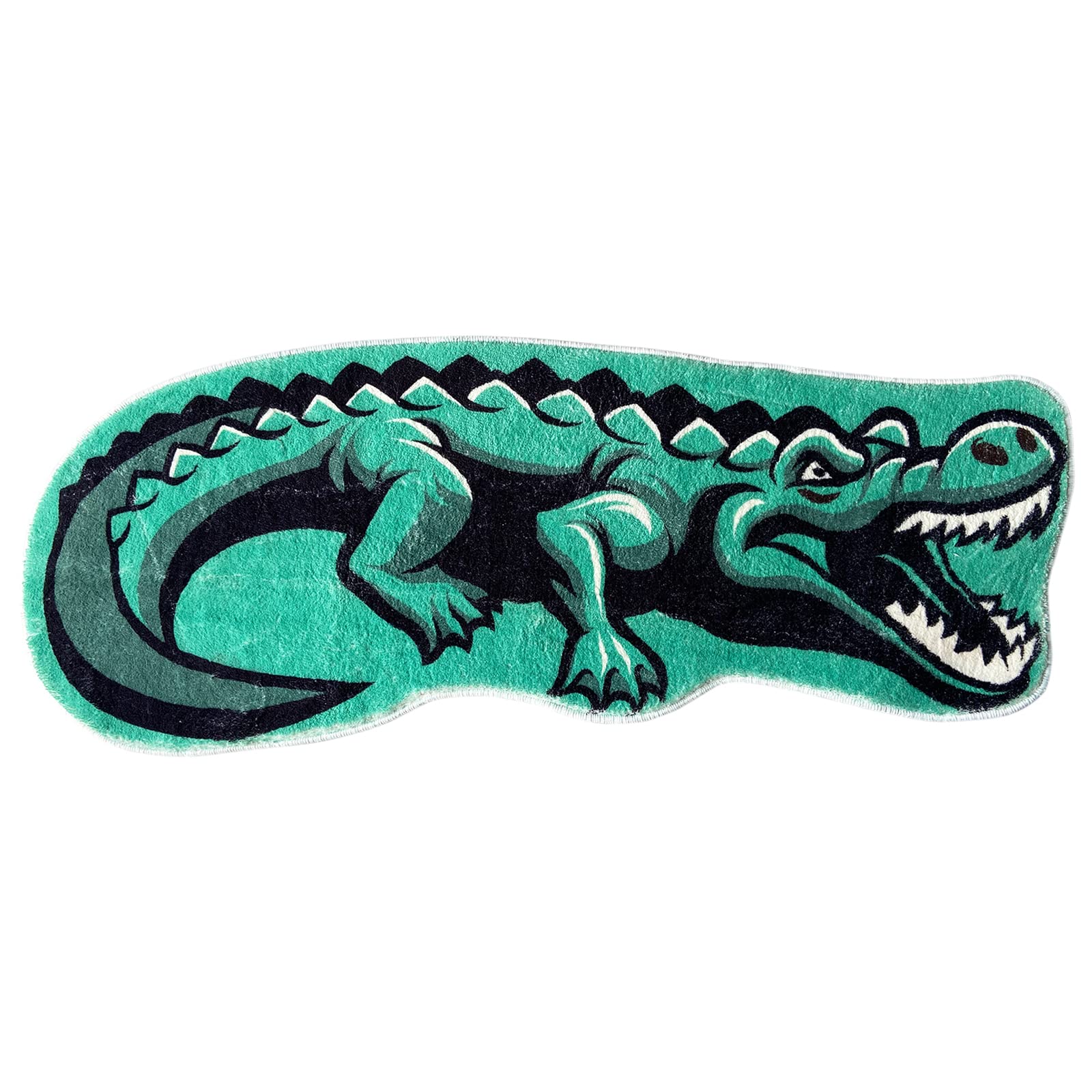 Vbfgrt Cartoon Crocodile Shape Plush Rugs Lovely Bedroom Comfortable Home Decoration Door Mat Interesting Bathroom Absorbent Bat