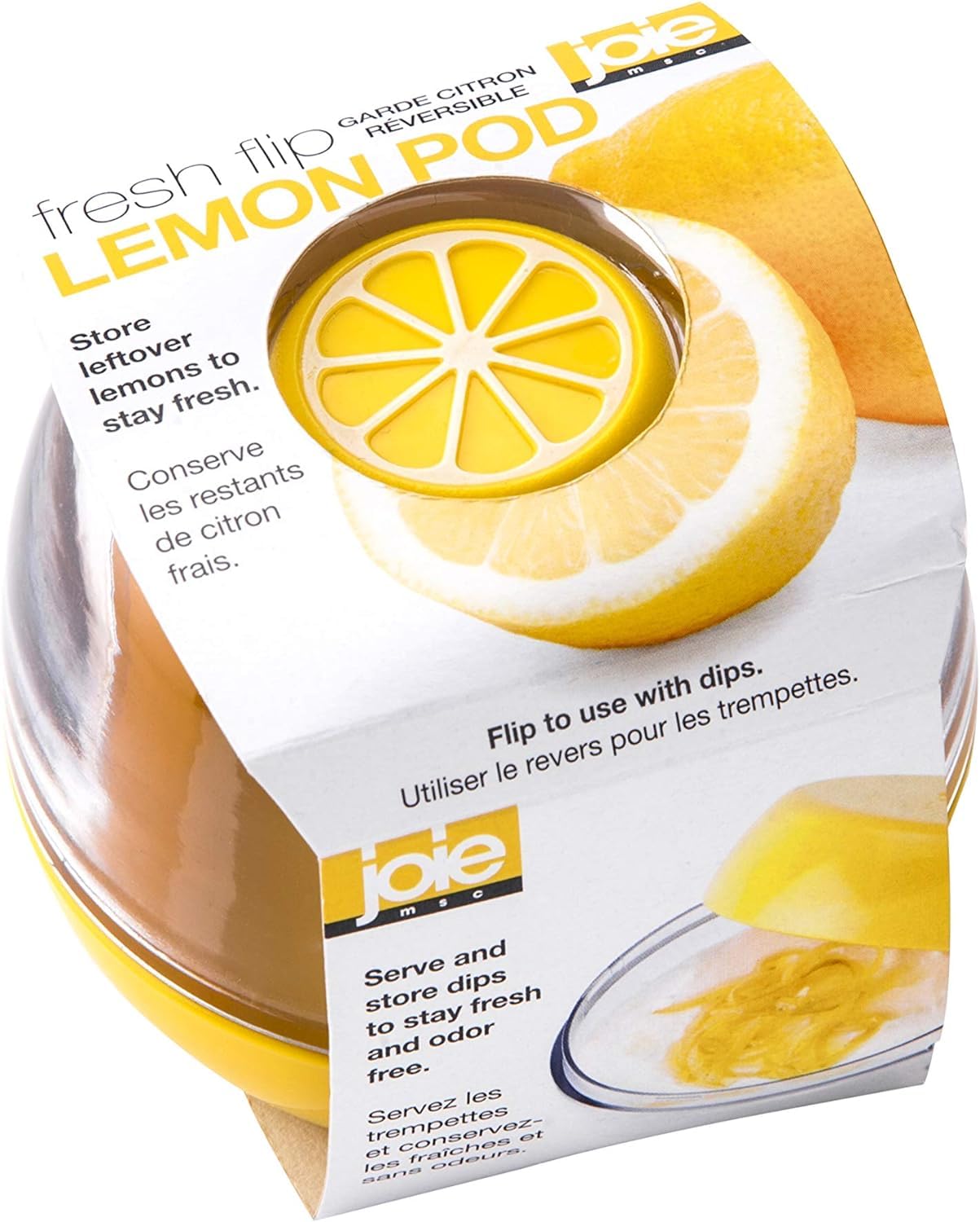Joie Fresh Flip Lemon Saver Pod, Yellow