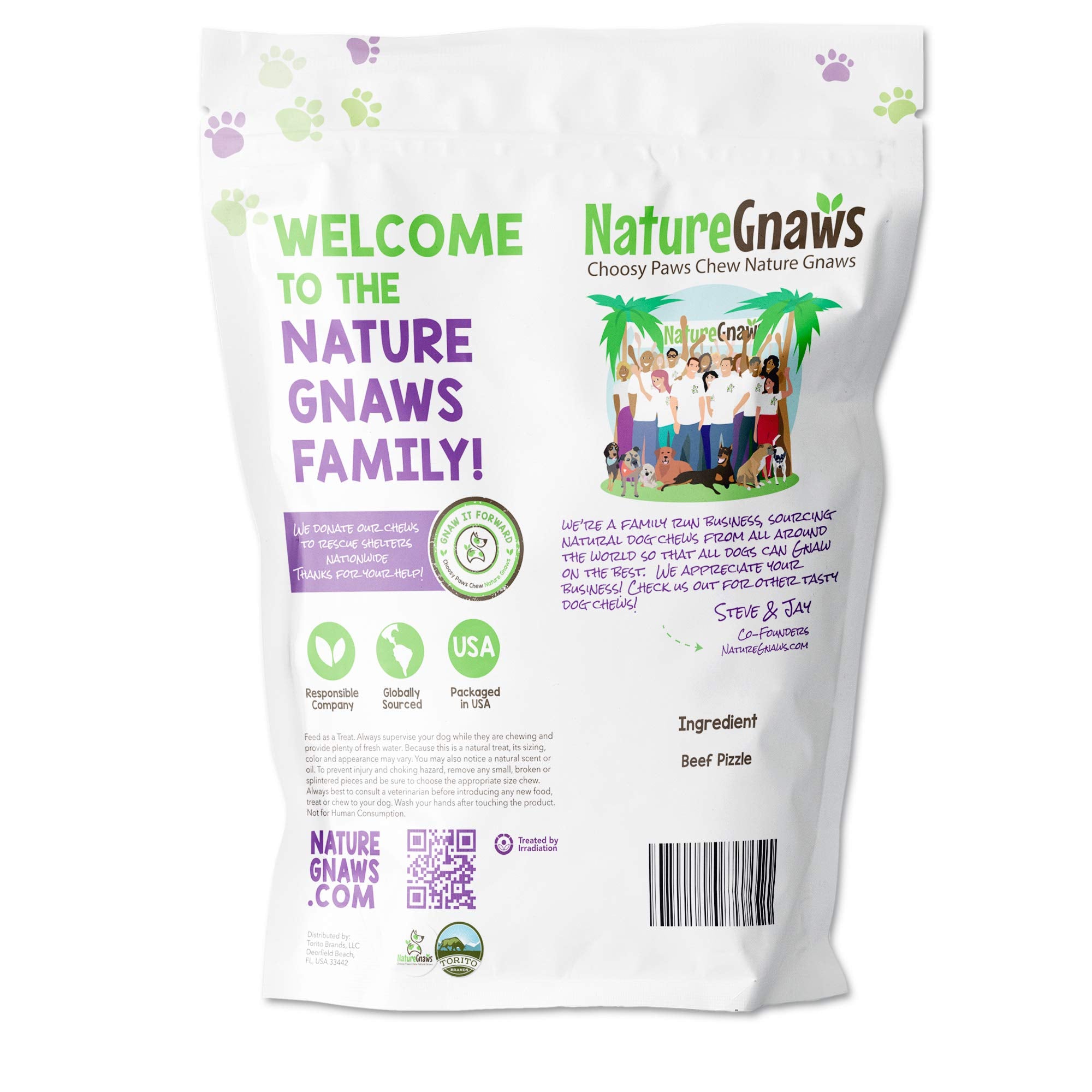 Nature Gnaws Bully Sticks For Large Dogs - Premium Natural Beef Bones - Thick Long Lasting Dog Chew Treats For Aggressive Chewer