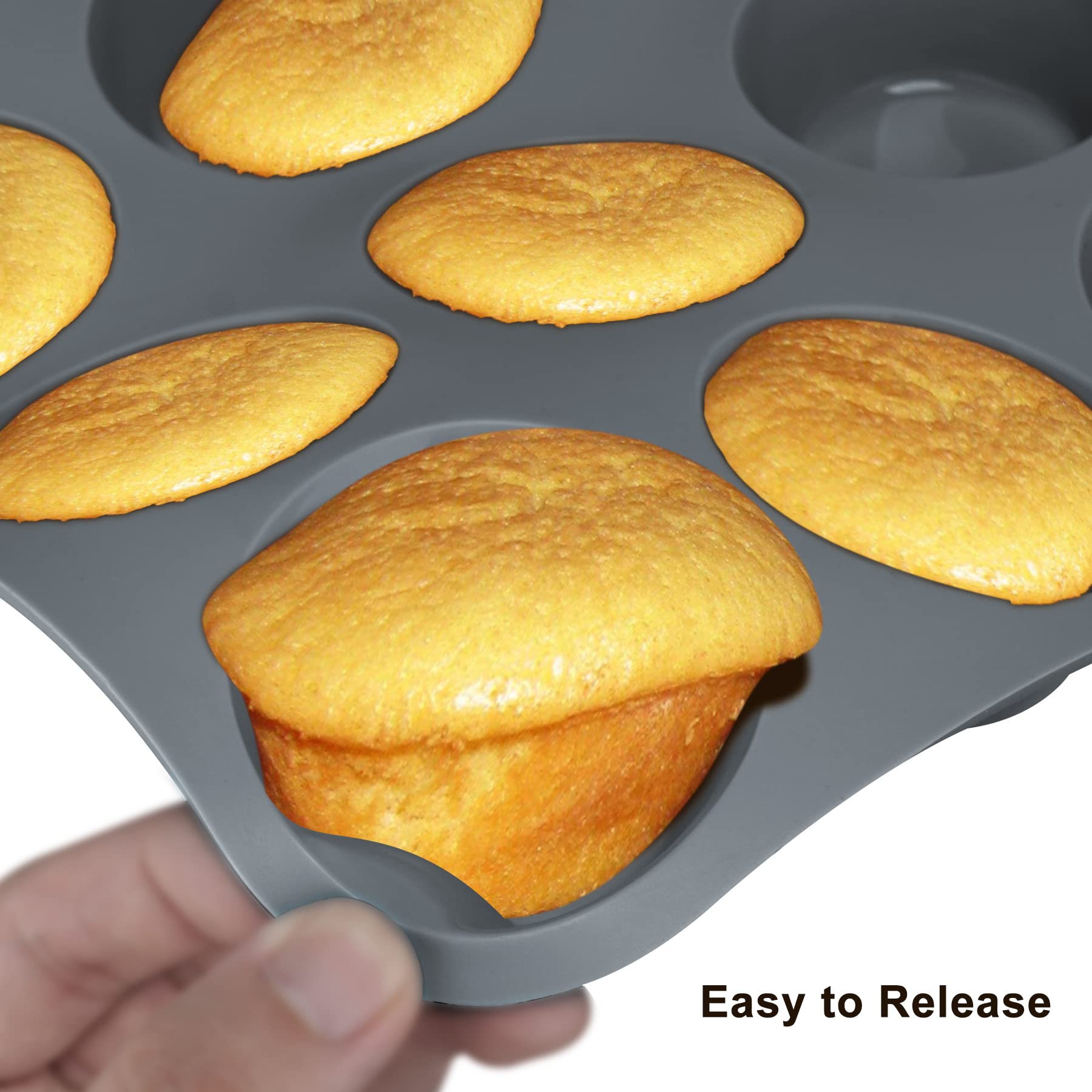 Economical 7In1 Nonstick Silicone Baking Cake Pan Cookie Sheet Molds Tray Set For Oven, Bpa Free Heat Resistant Bakeware Supplie
