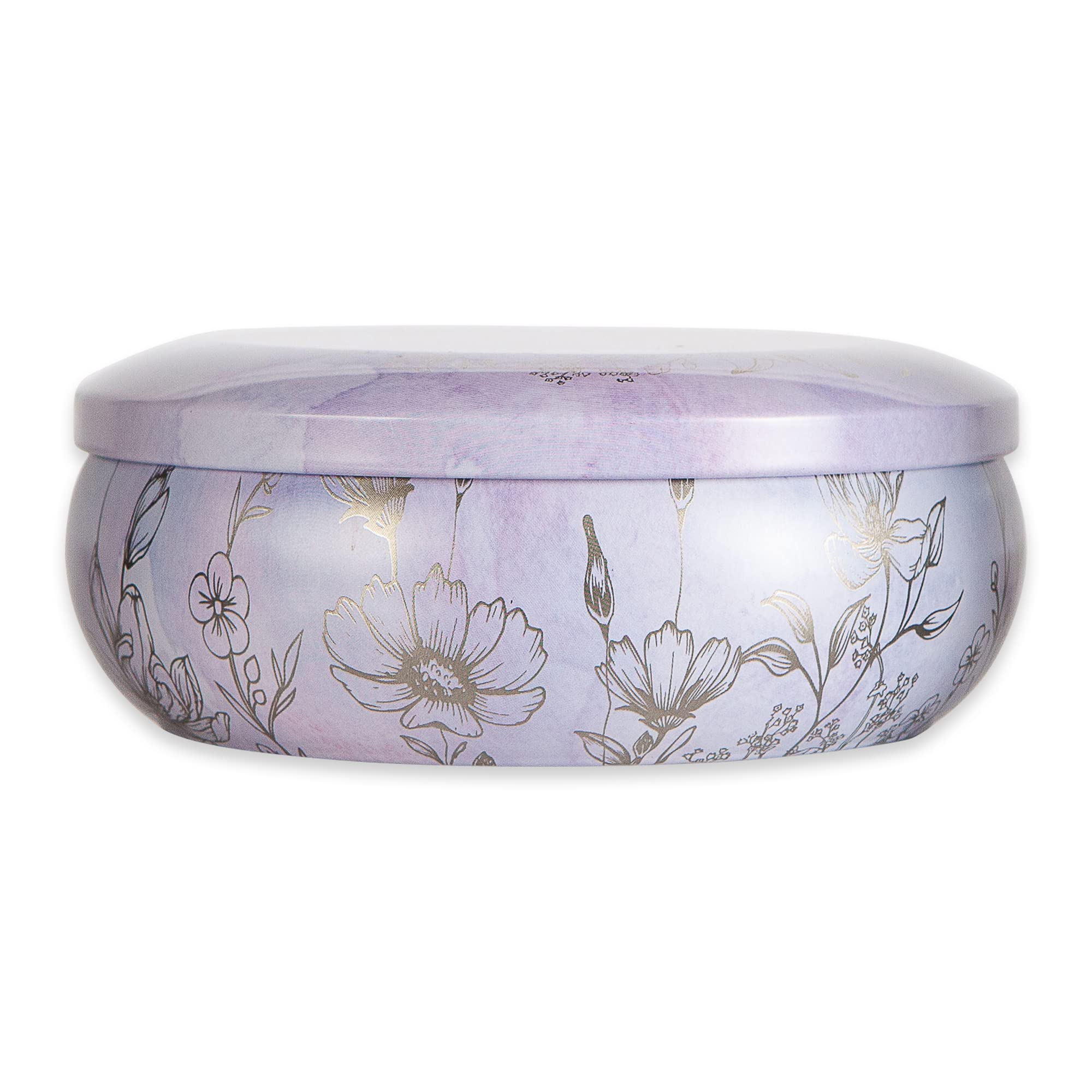 Pre de Provence Heritage Home Fragrance Collection Three Wick Candle Tins, 10.5 oz, Lavender