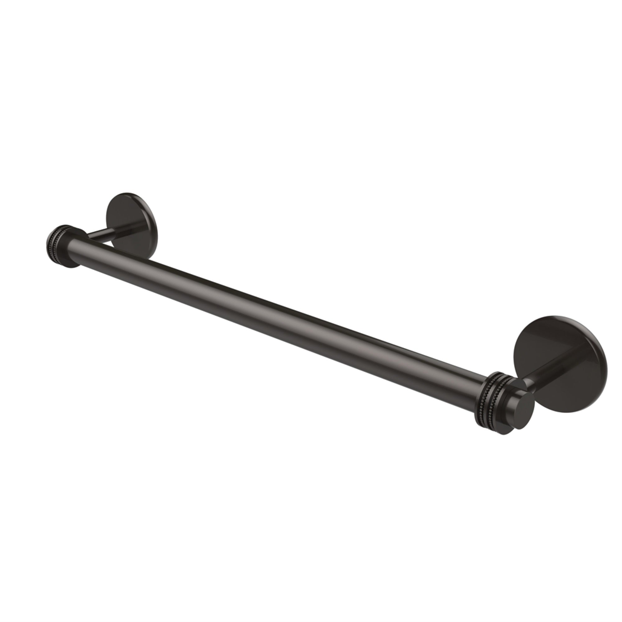 7251D/18-Orb Satellite Orbit Two Collection 18 Inch Towel Bar With Dotted Detail, Oil Rubbed Bronze
