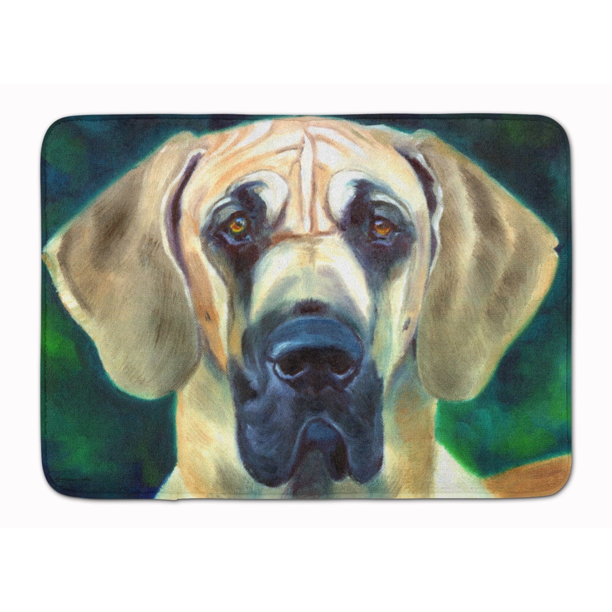 Carolines Treasures Dane Lookin at you Floor Mat, 19 x 27, Multicolor