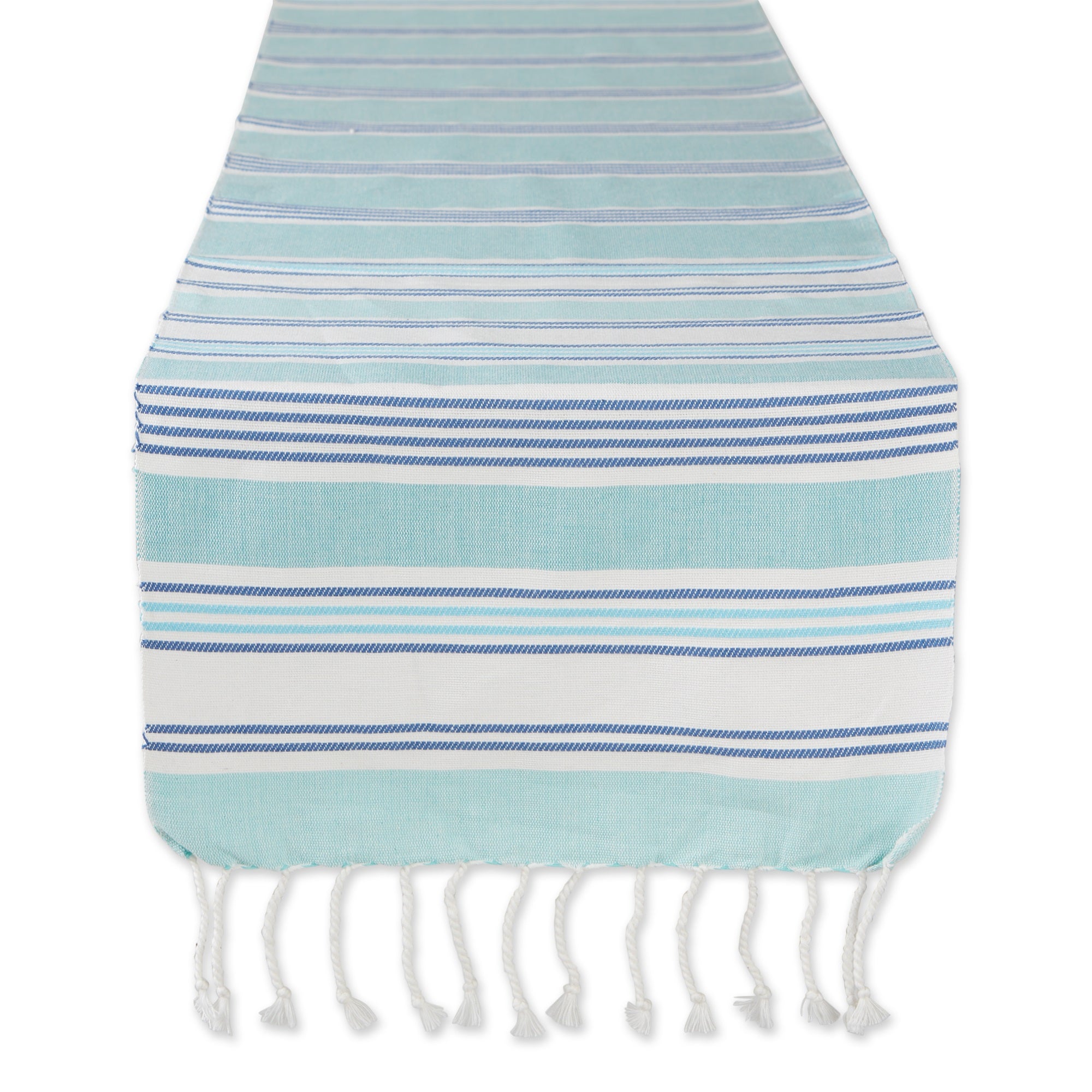 Dii Tidal Stripe Fouta Table Runner 14X72