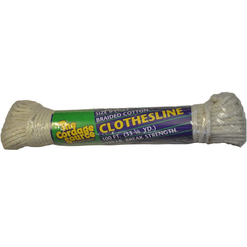 Clothesline Cotn #6X100' (Pack Of 1)