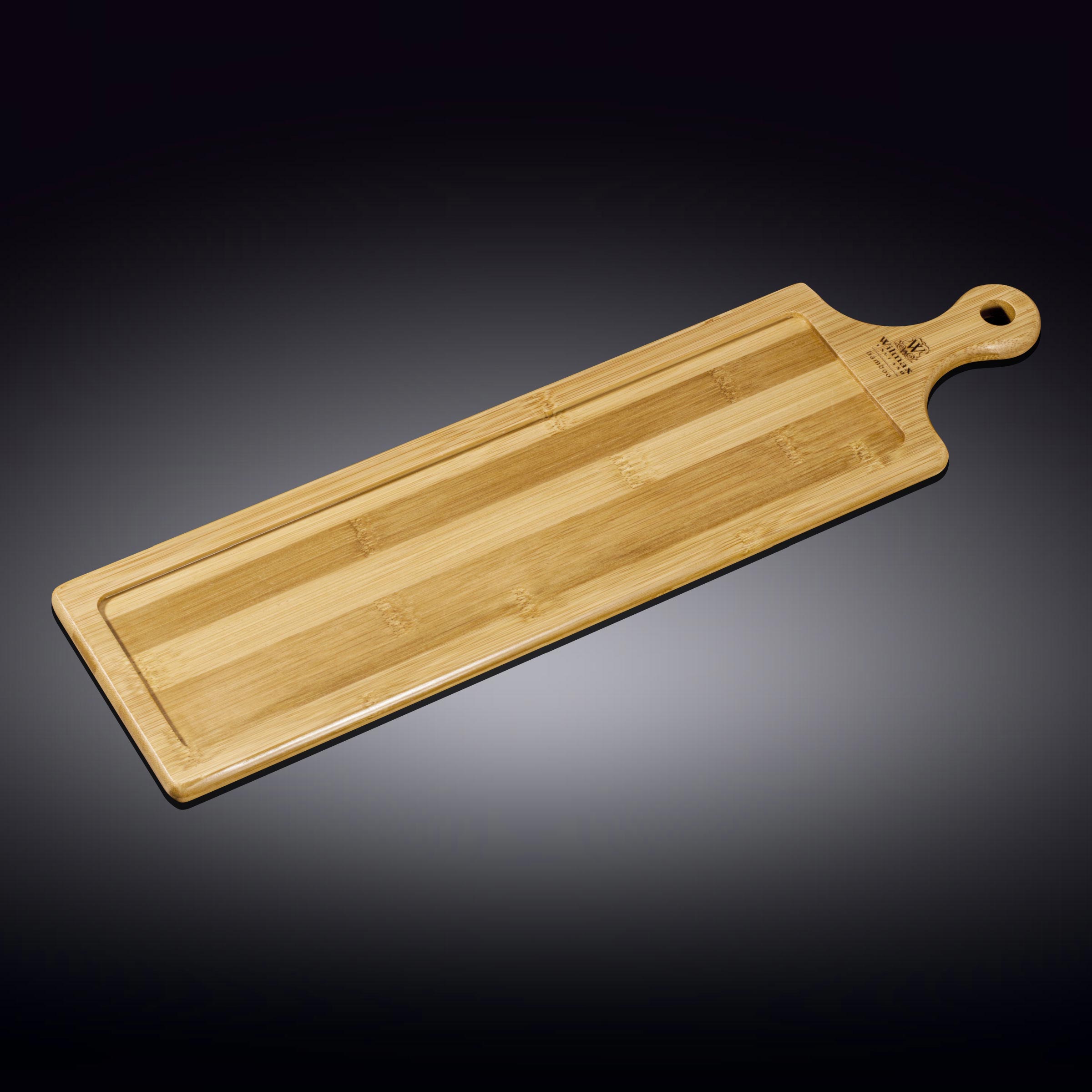 Bamboo Tray 18" inch X 4.75" inch | For Appetizers / Barbecue / Burger Sliders