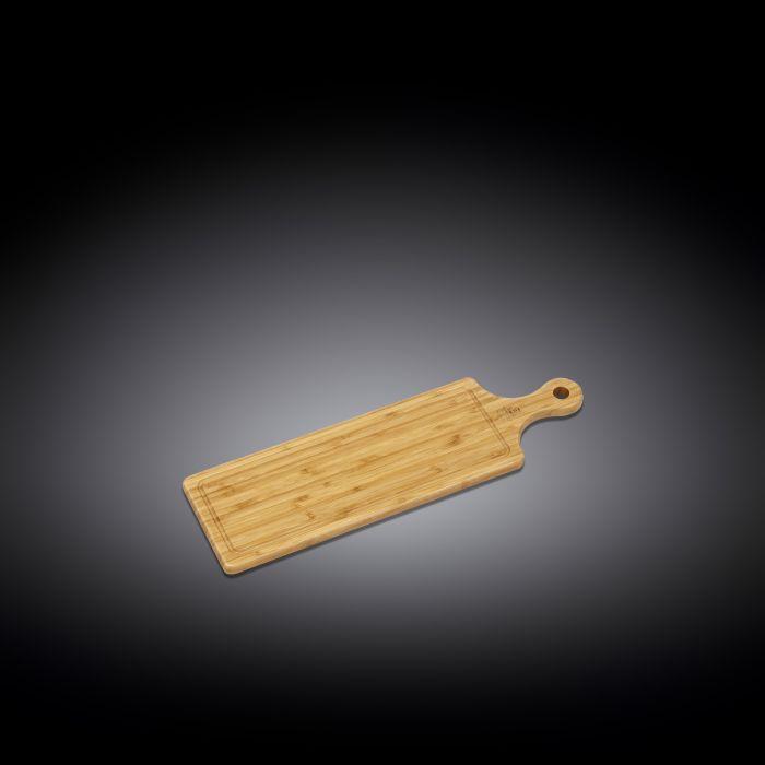 Bamboo Long Serving Board With Handle 19.7" inch X 5.9" inch | 50 X 15 Cm