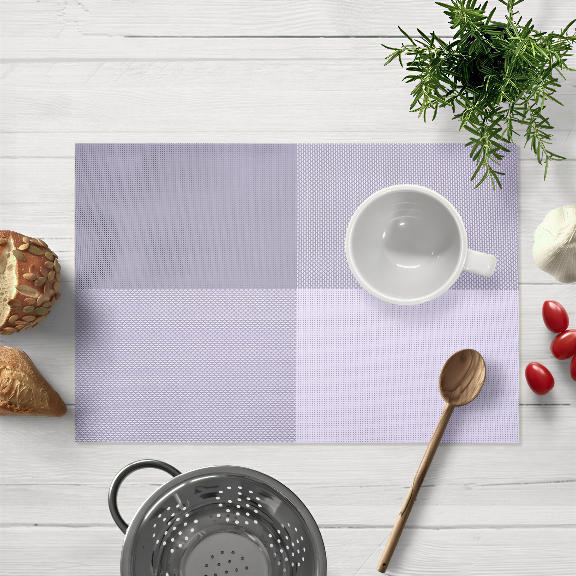 Vinyl Placemats – Washable, Heat Resistant Table Protectors | Non Slip, Durable Kitchen Mats