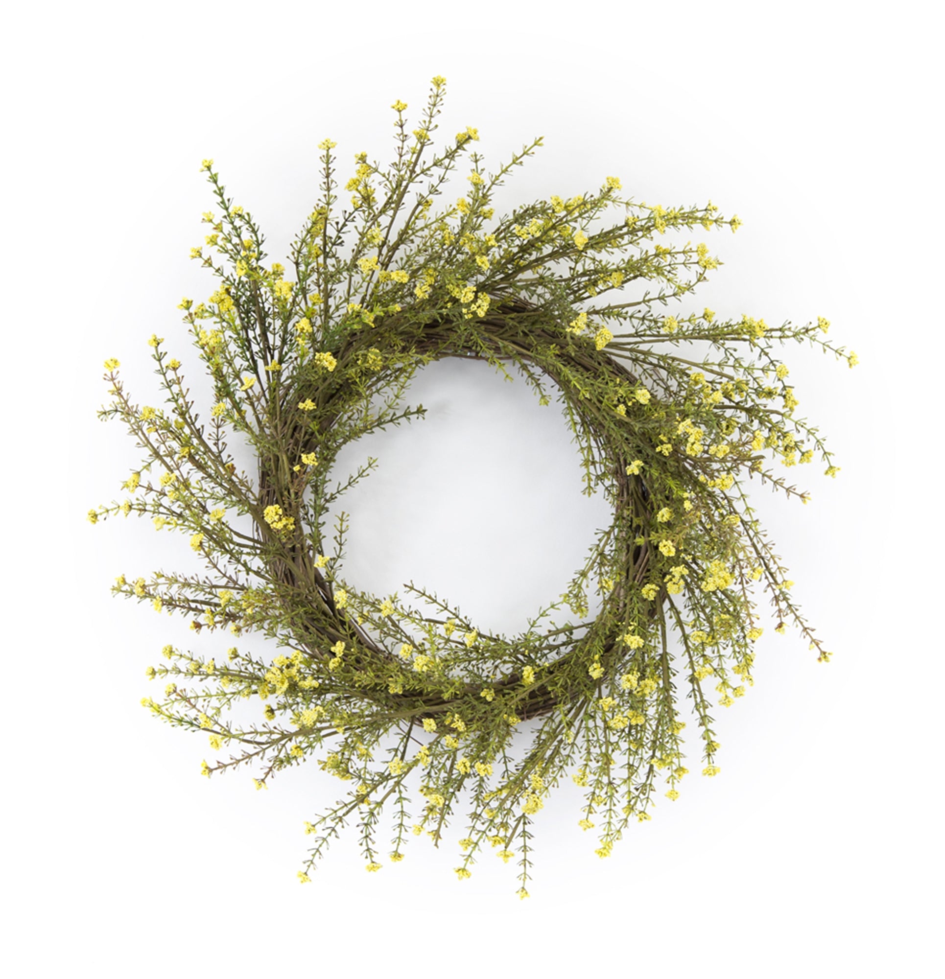 Mini Floral Wreath 18D Plastic/Polyfoam