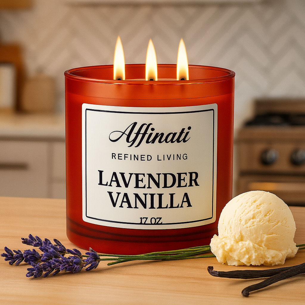 3-Wick Lavender Vanilla Candle