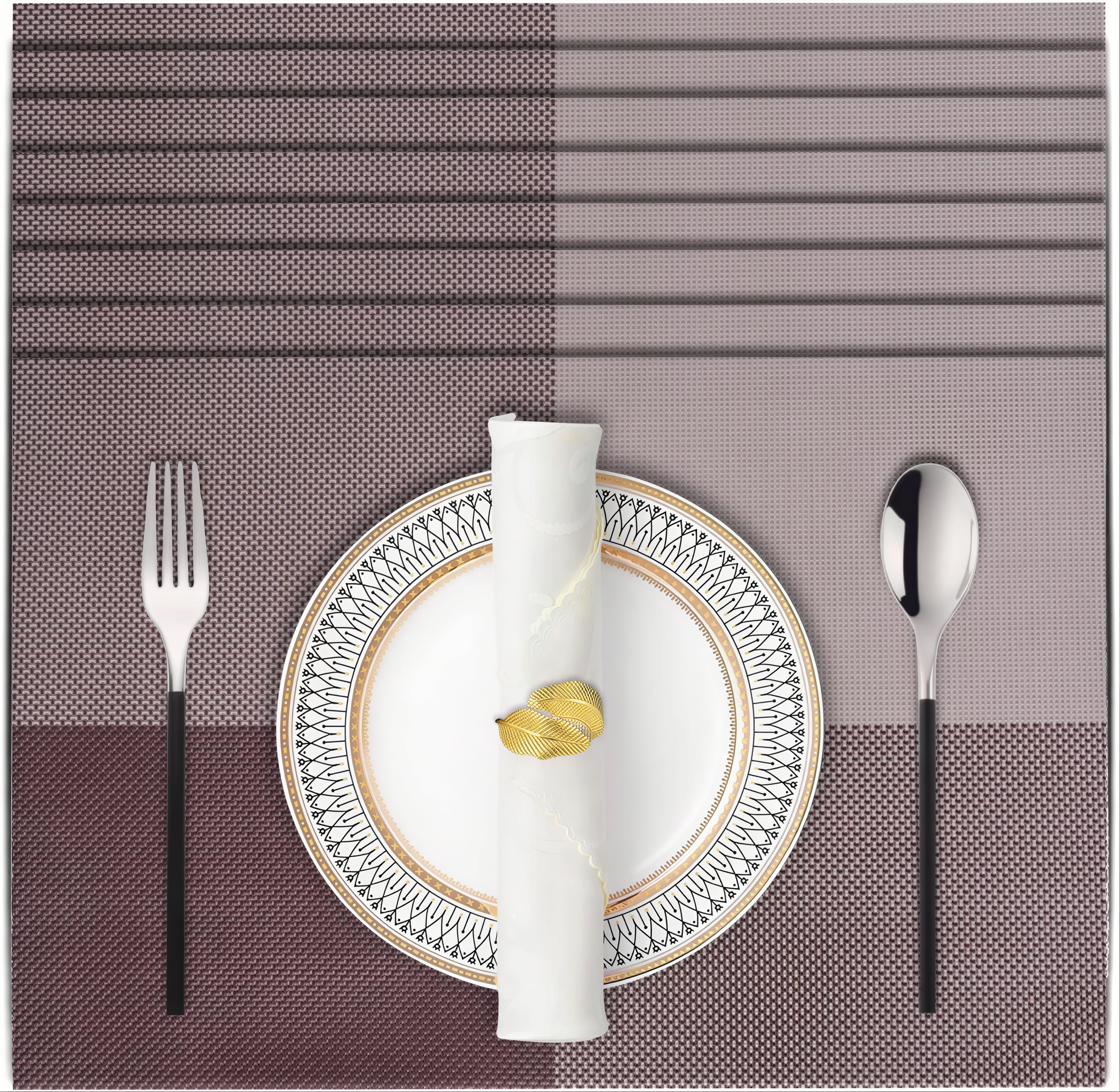 Vinyl Placemats – Durable Non Slip Table Protectors for Kitchen Dining