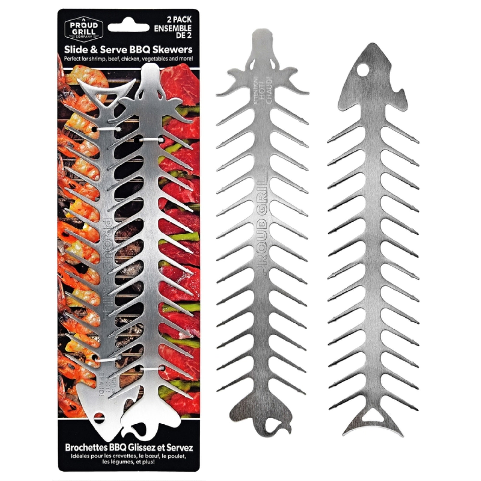 Skewer Ss Chrm 12.3X4.7'''' (Pack Of 1)